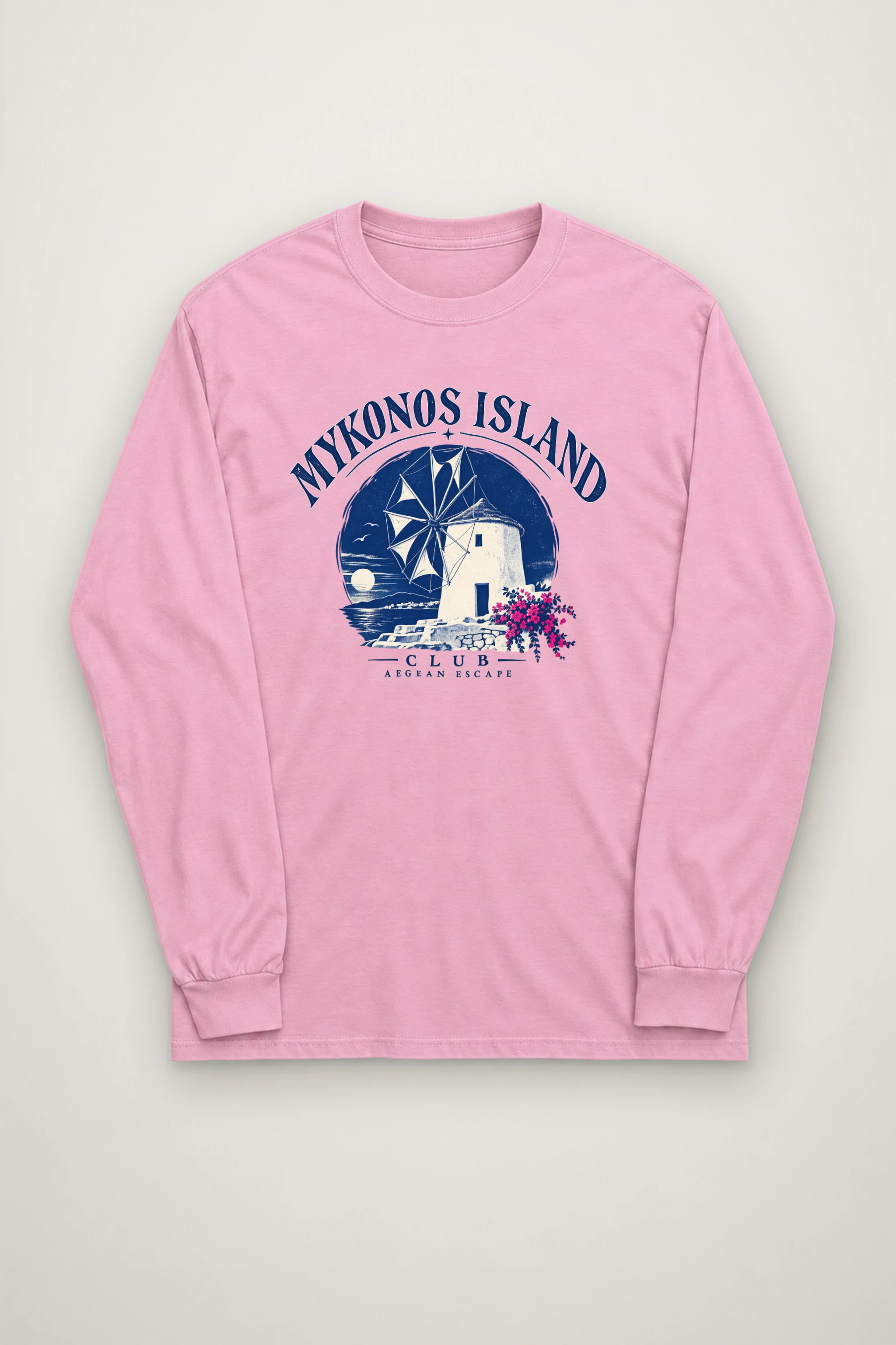 "Mykonos Island Club" Unisex Longsleeve T-shirt