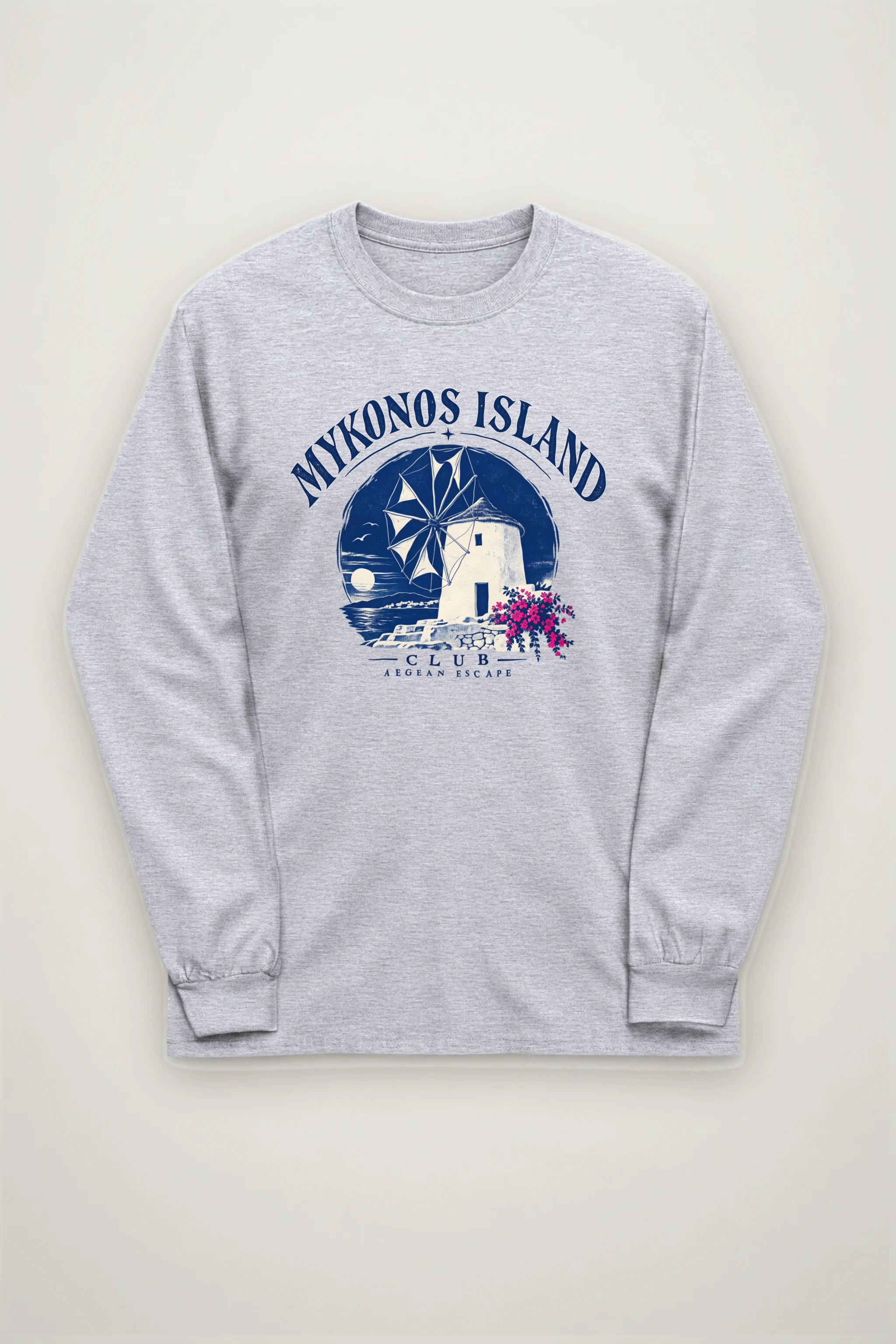 "Mykonos Island Club" Unisex Longsleeve T-shirt