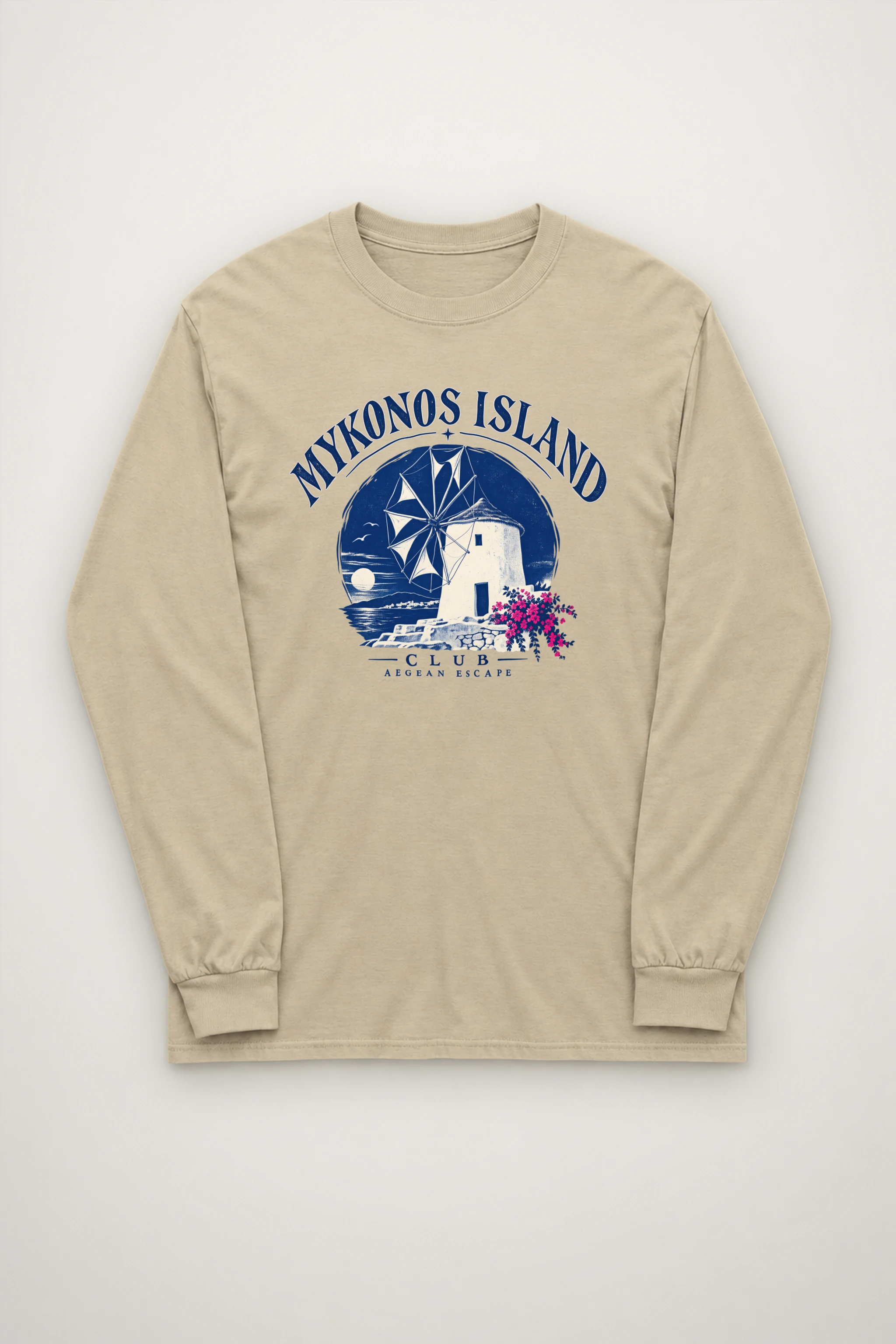 "Mykonos Island Club" Unisex Longsleeve T-shirt