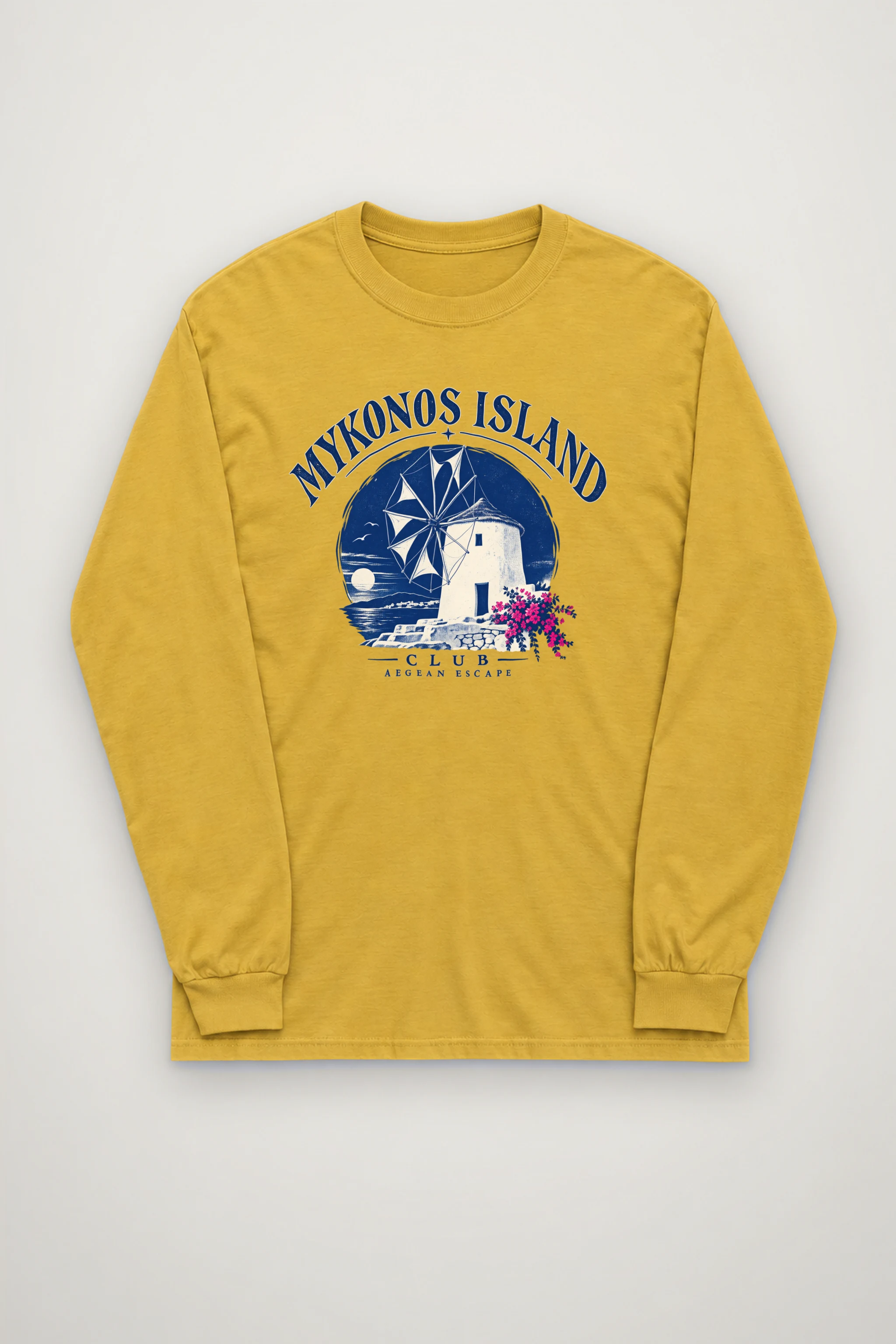 "Mykonos Island Club" Unisex Longsleeve T-shirt