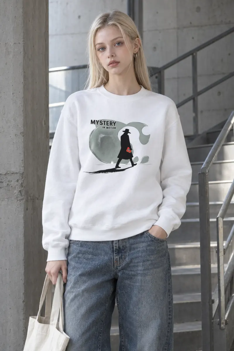 "Mystery In Motion" Heavy Blend Unisex Crewneck Sweatshirt