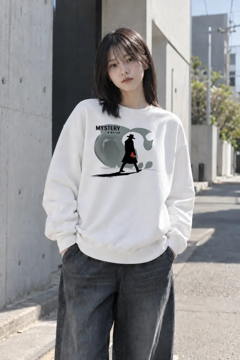 "Mystery In Motion" Heavy Blend Unisex Crewneck Sweatshirt | Gildan 18000