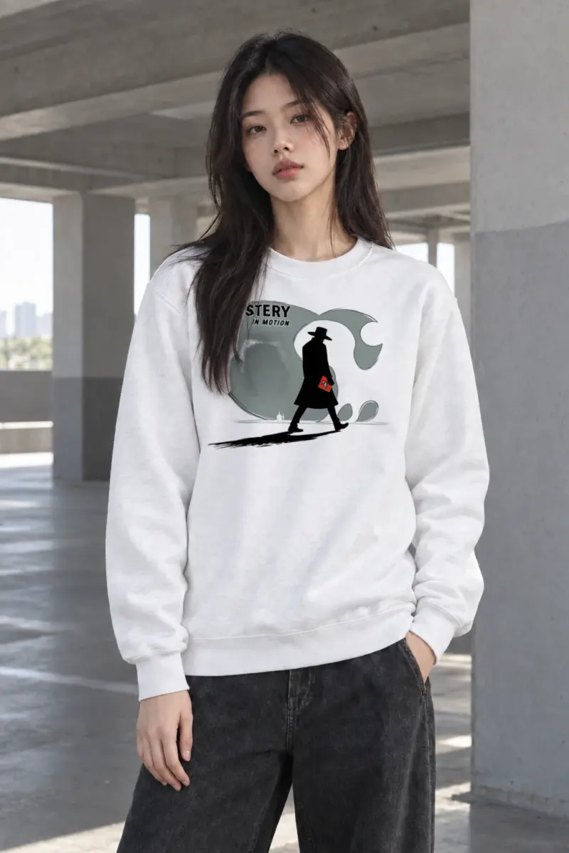 "Mystery In Motion" Heavy Blend Unisex Crewneck Sweatshirt | Gildan 18000