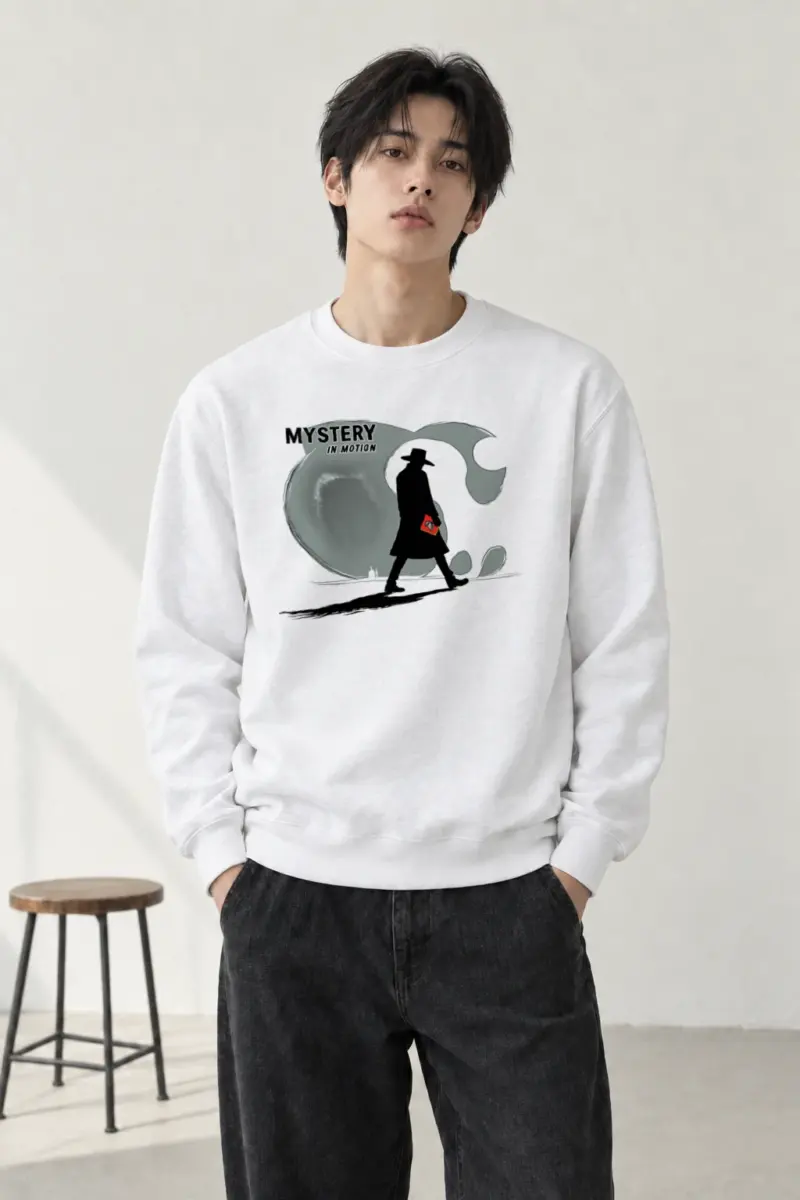"Mystery In Motion" Heavy Blend Unisex Crewneck Sweatshirt | Gildan 18000