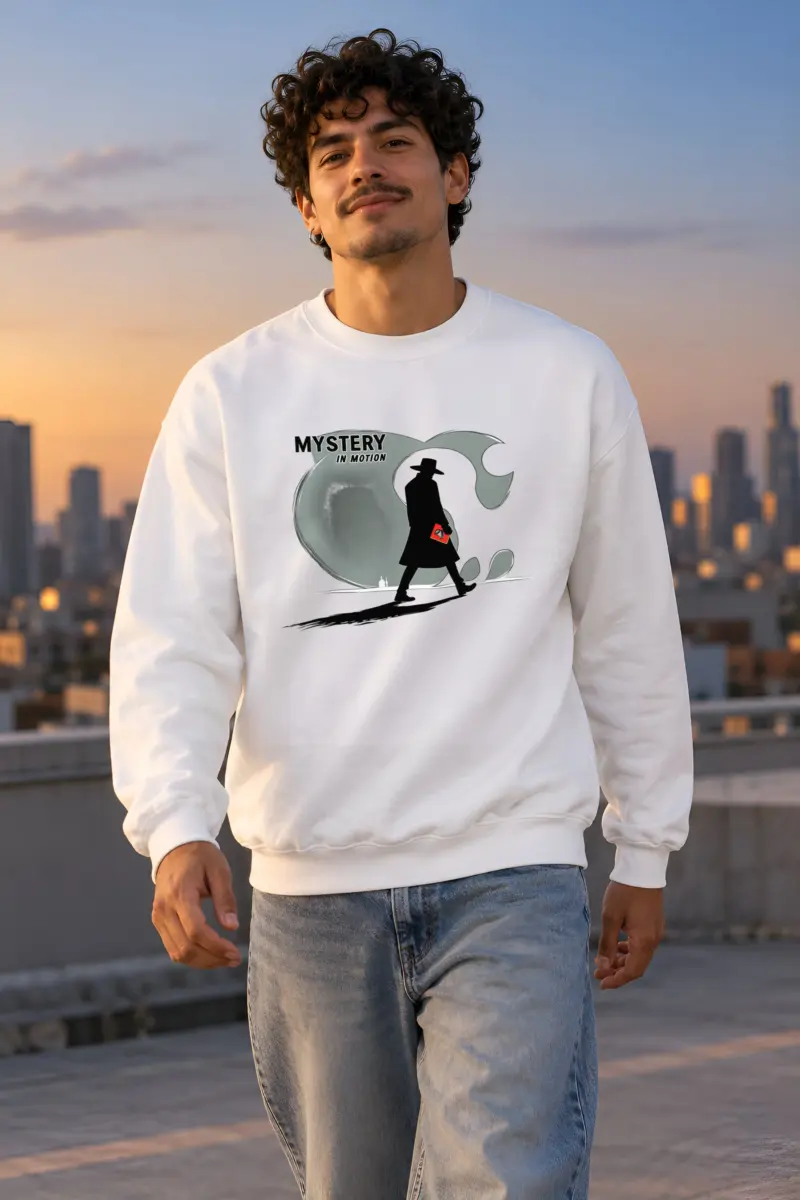 "Mystery In Motion" Heavy Blend Unisex Crewneck Sweatshirt