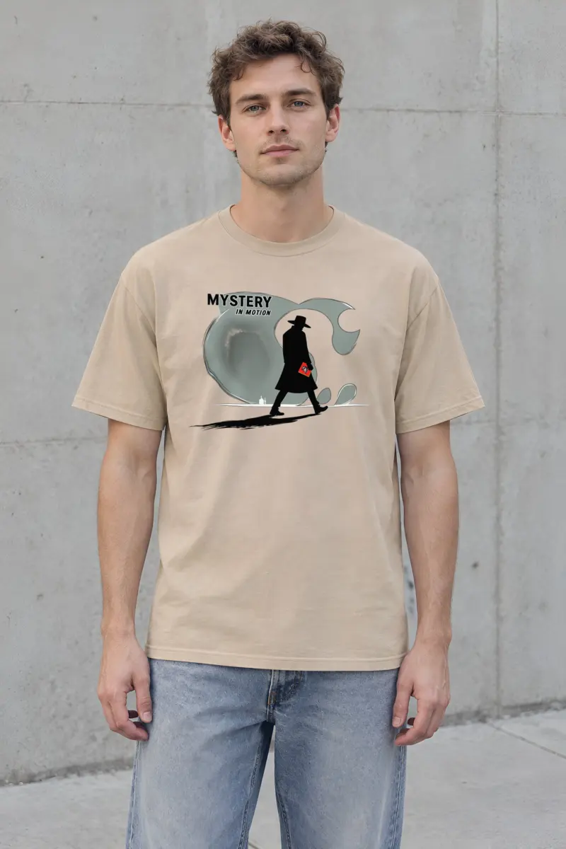 "Mystery In Motion" Heavyweight Unisex Crewneck T-shirt