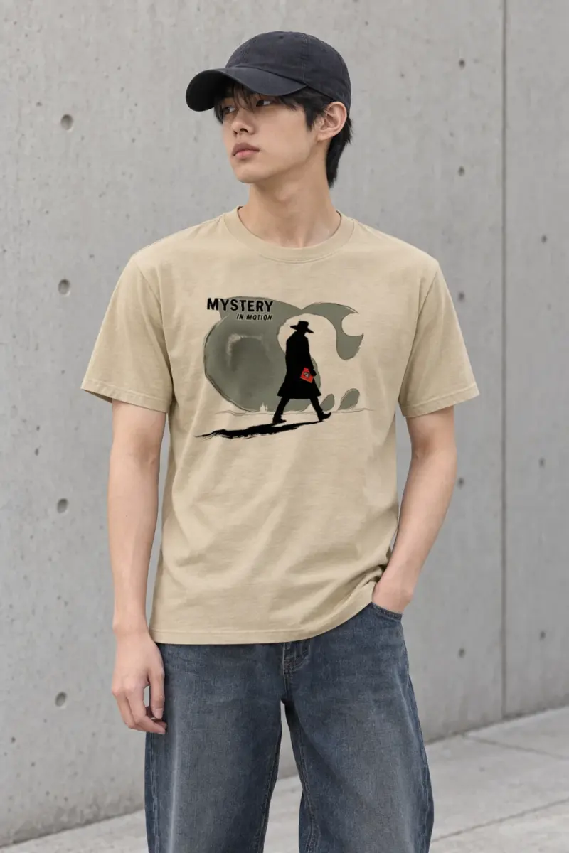 "Mystery In Motion" Heavyweight Unisex Crewneck T-shirt