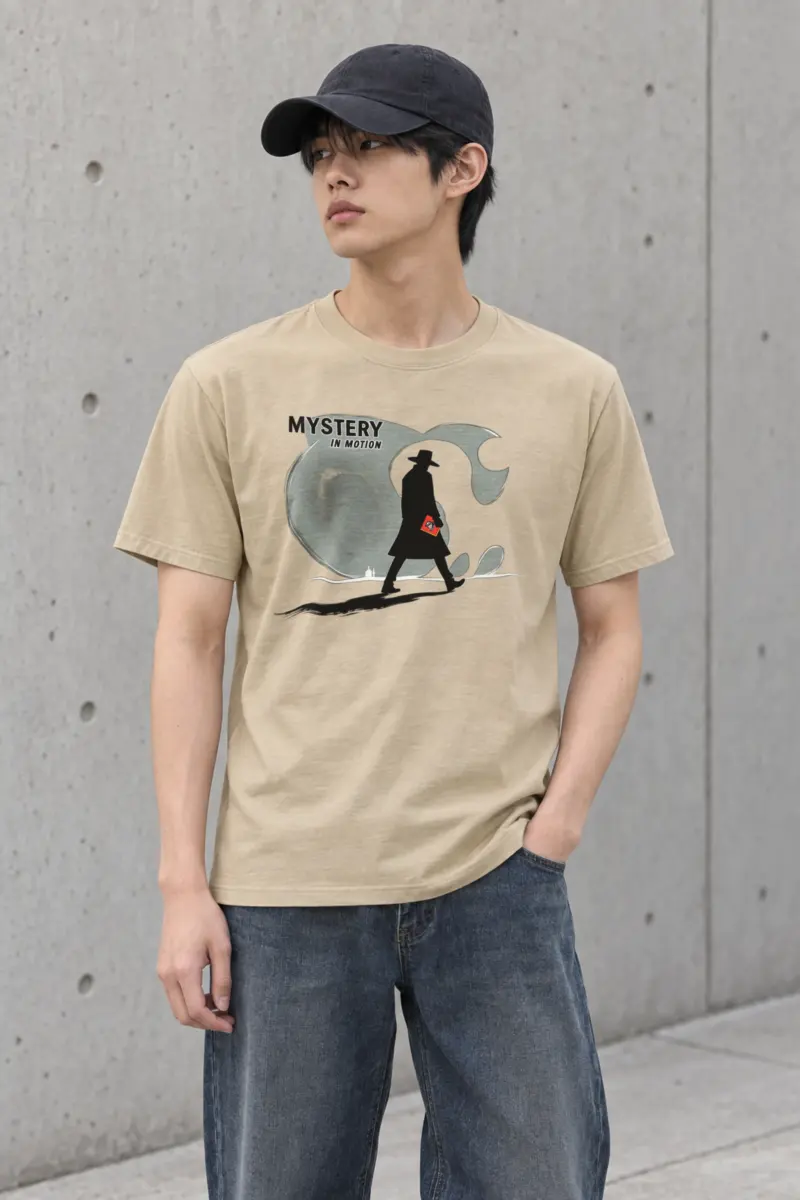"Mystery In Motion" Heavyweight Unisex Crewneck T-shirt