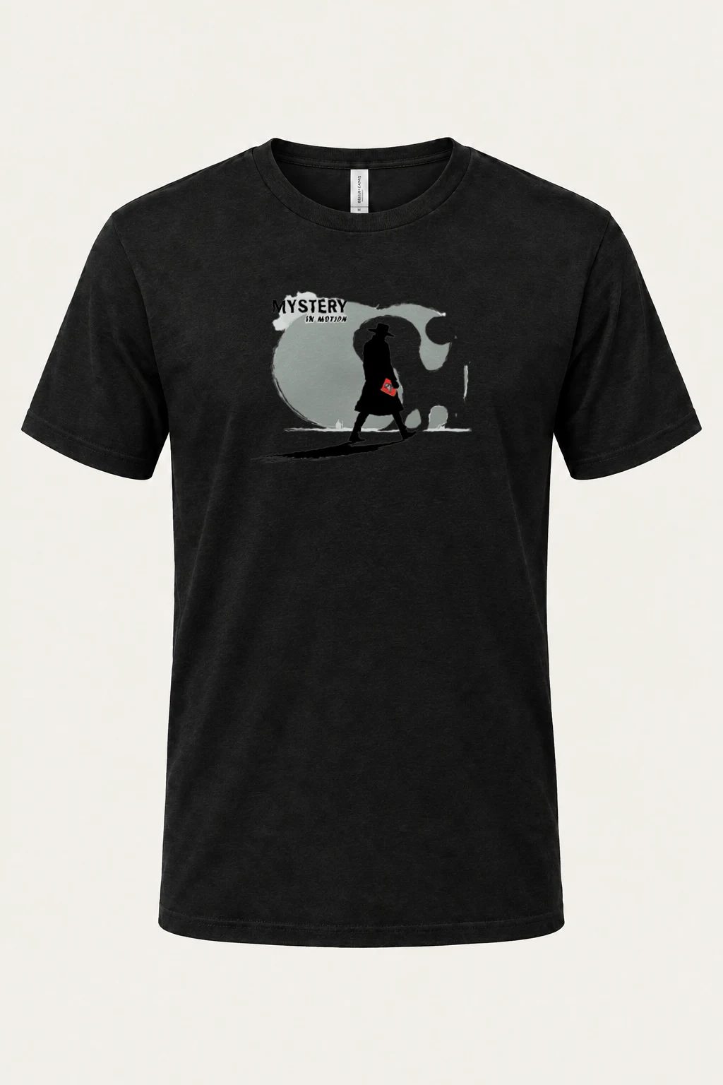"Mystery In Motion" Heavyweight Unisex Crewneck T-shirt | Gildan 5000