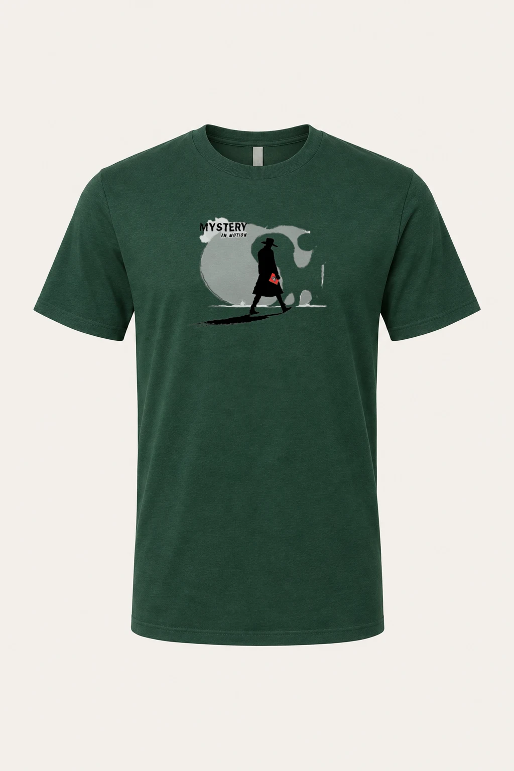 "Mystery In Motion" Heavyweight Unisex Crewneck T-shirt | Gildan 5000