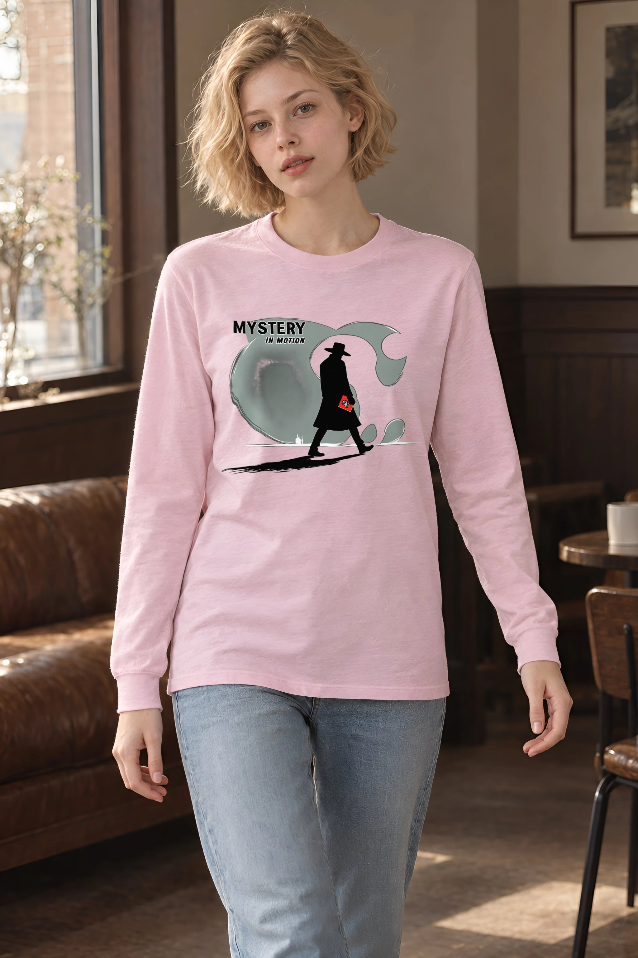 "Mystery In Motion" Unisex Longsleeve T-shirt