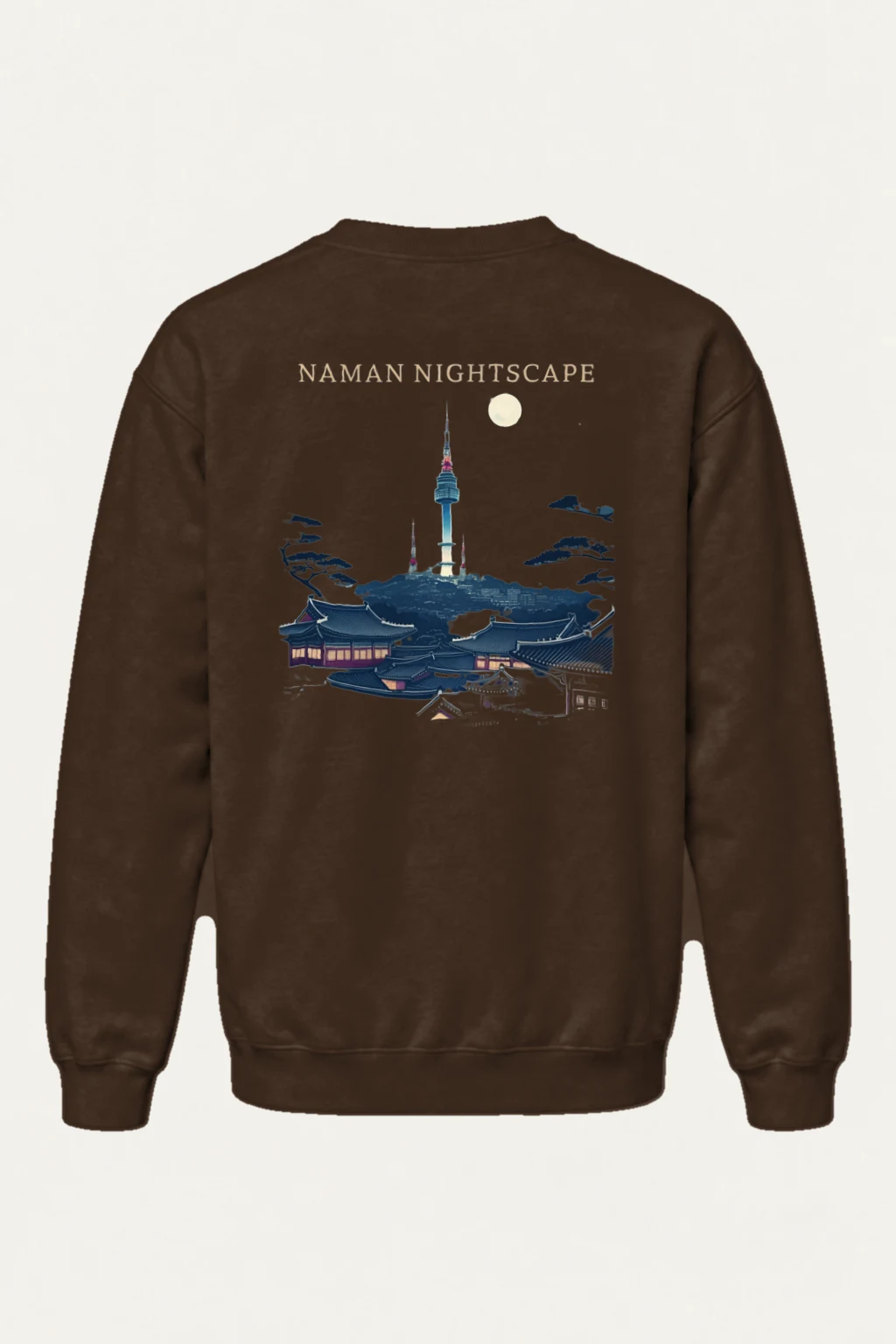 "Naman Nightscape" Heavy Blend Unisex Crewneck Sweatshirt | Gildan 18000