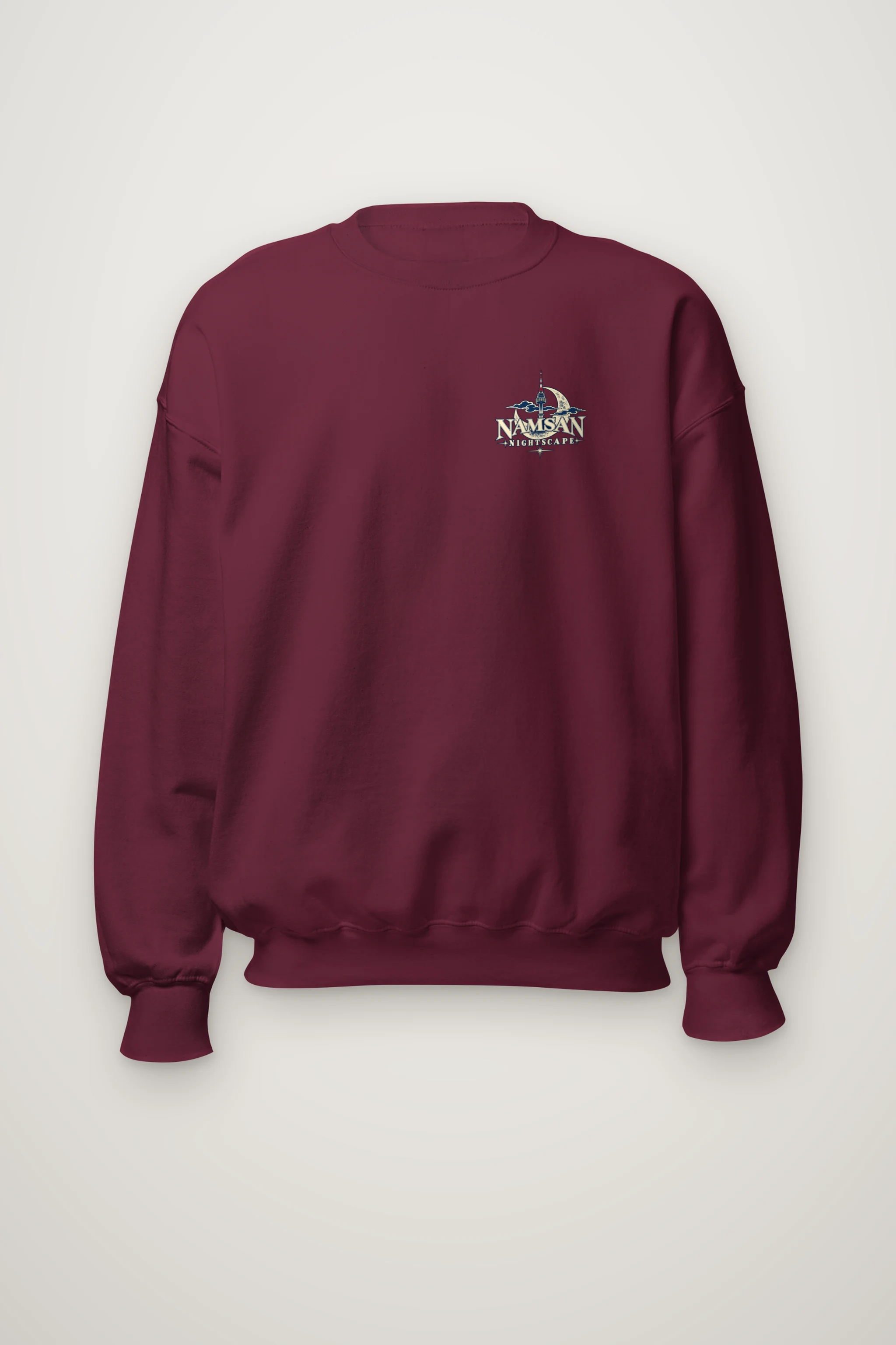 "Namsan Nightscape" Heavy Blend Unisex Crewneck Sweatshirt
