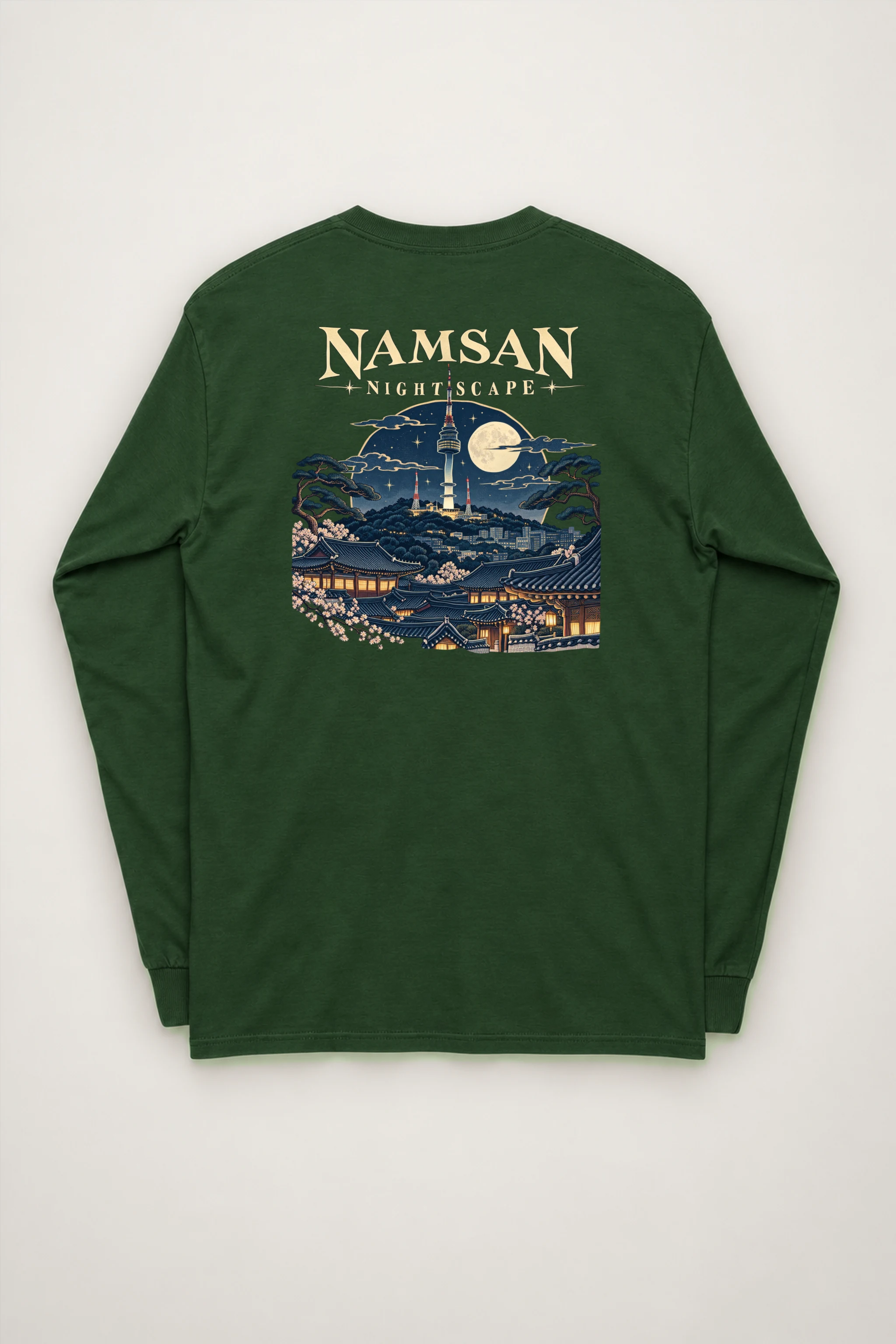 "Namsan Nightscape" Unisex Longsleeve T-shirt