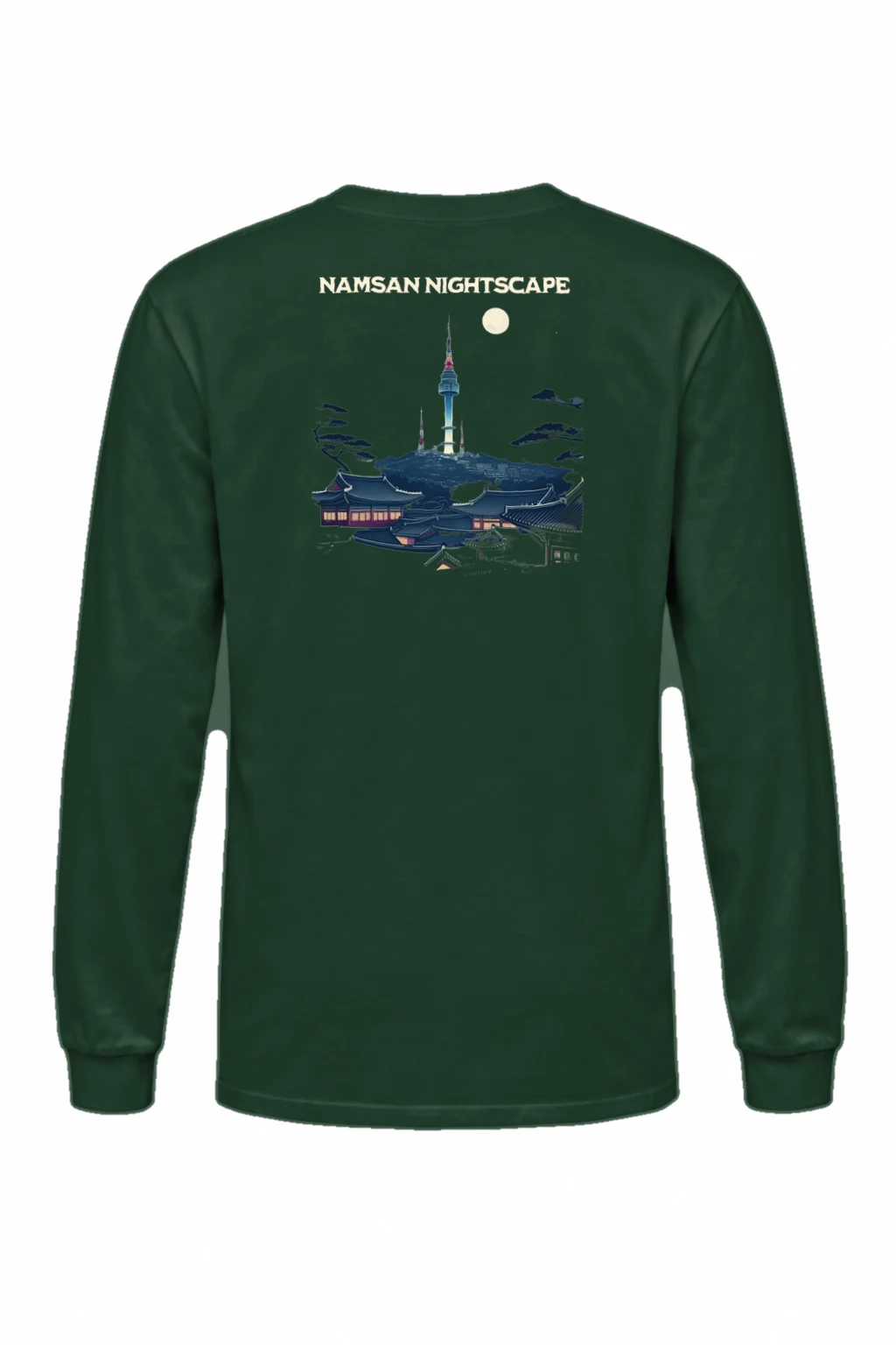 "Namsan Nightscape" Unisex Longsleeve T-shirt | Gildan 2400