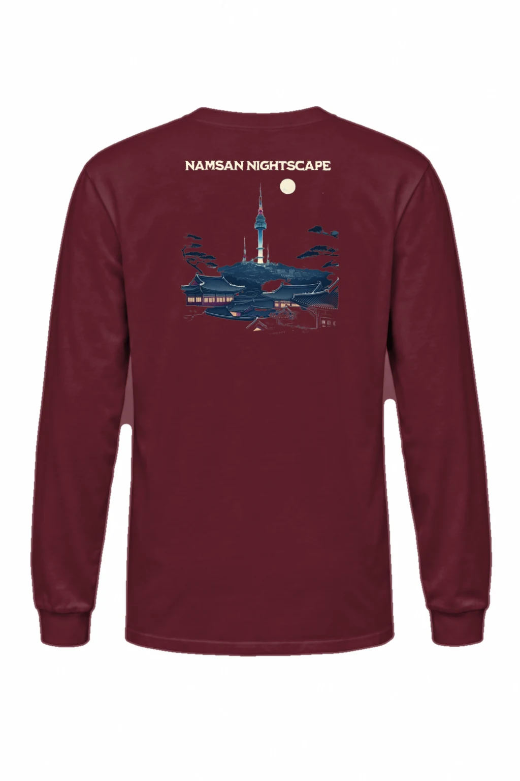 "Namsan Nightscape" Unisex Longsleeve T-shirt | Gildan 2400