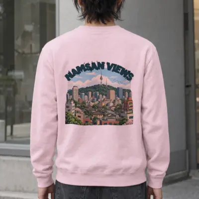 "Namsan Views" Heavy Blend Unisex Crewneck Sweatshirt