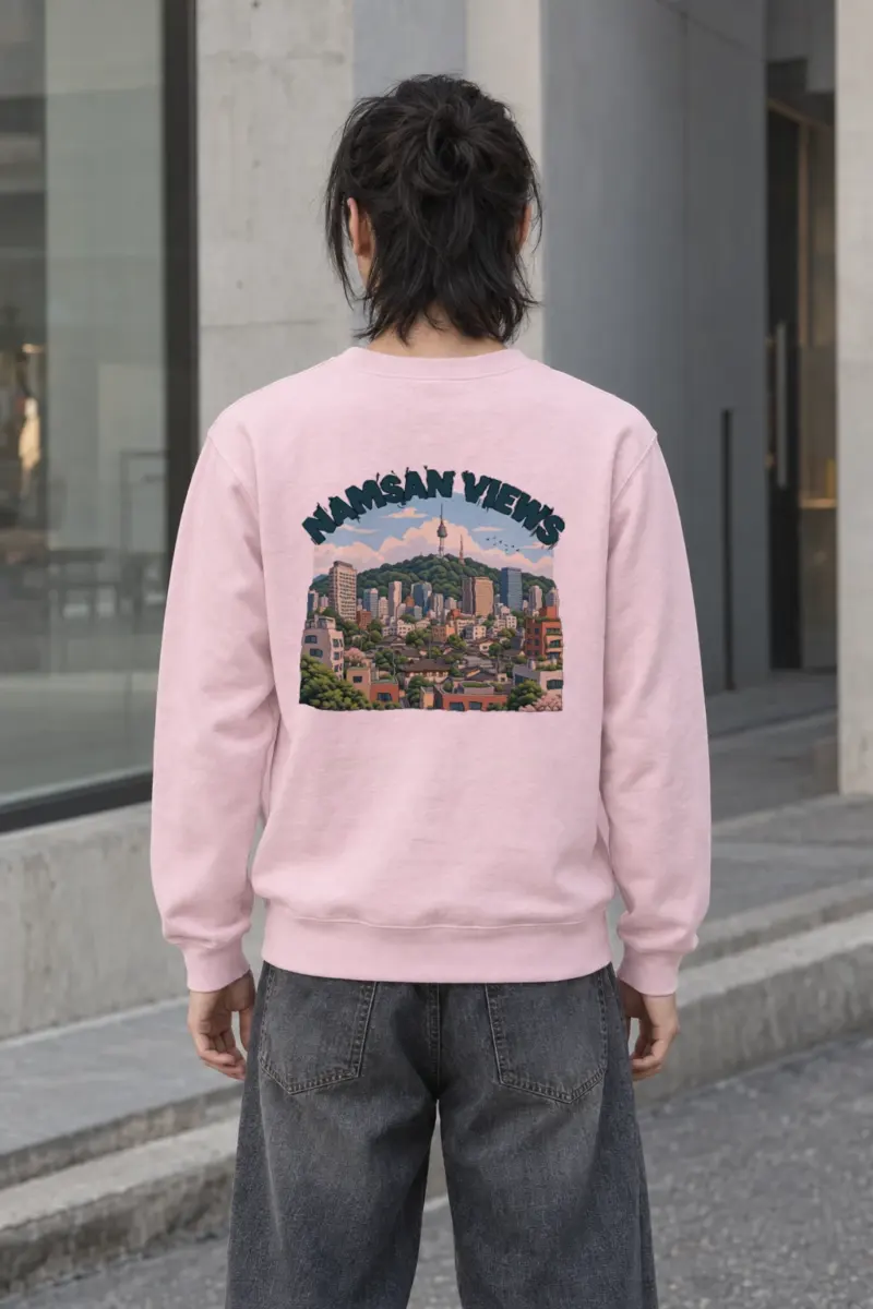 "Namsan Views" Heavy Blend Unisex Crewneck Sweatshirt | Gildan 18000