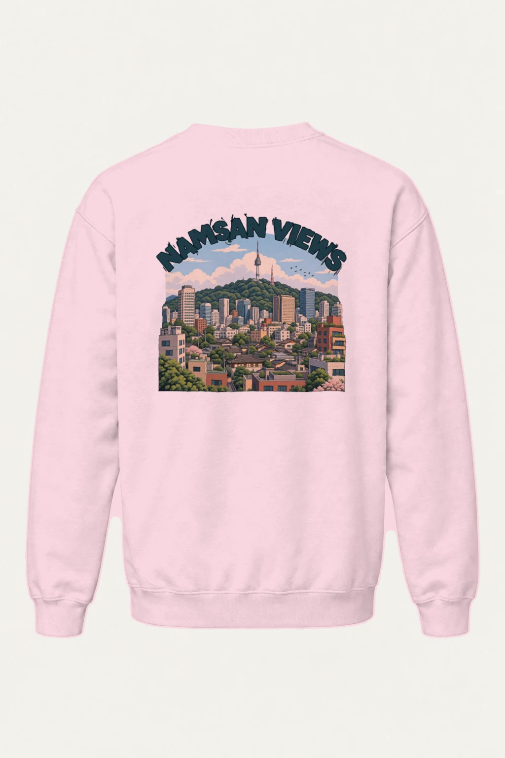 "Namsan Views" Heavy Blend Unisex Crewneck Sweatshirt | Gildan 18000