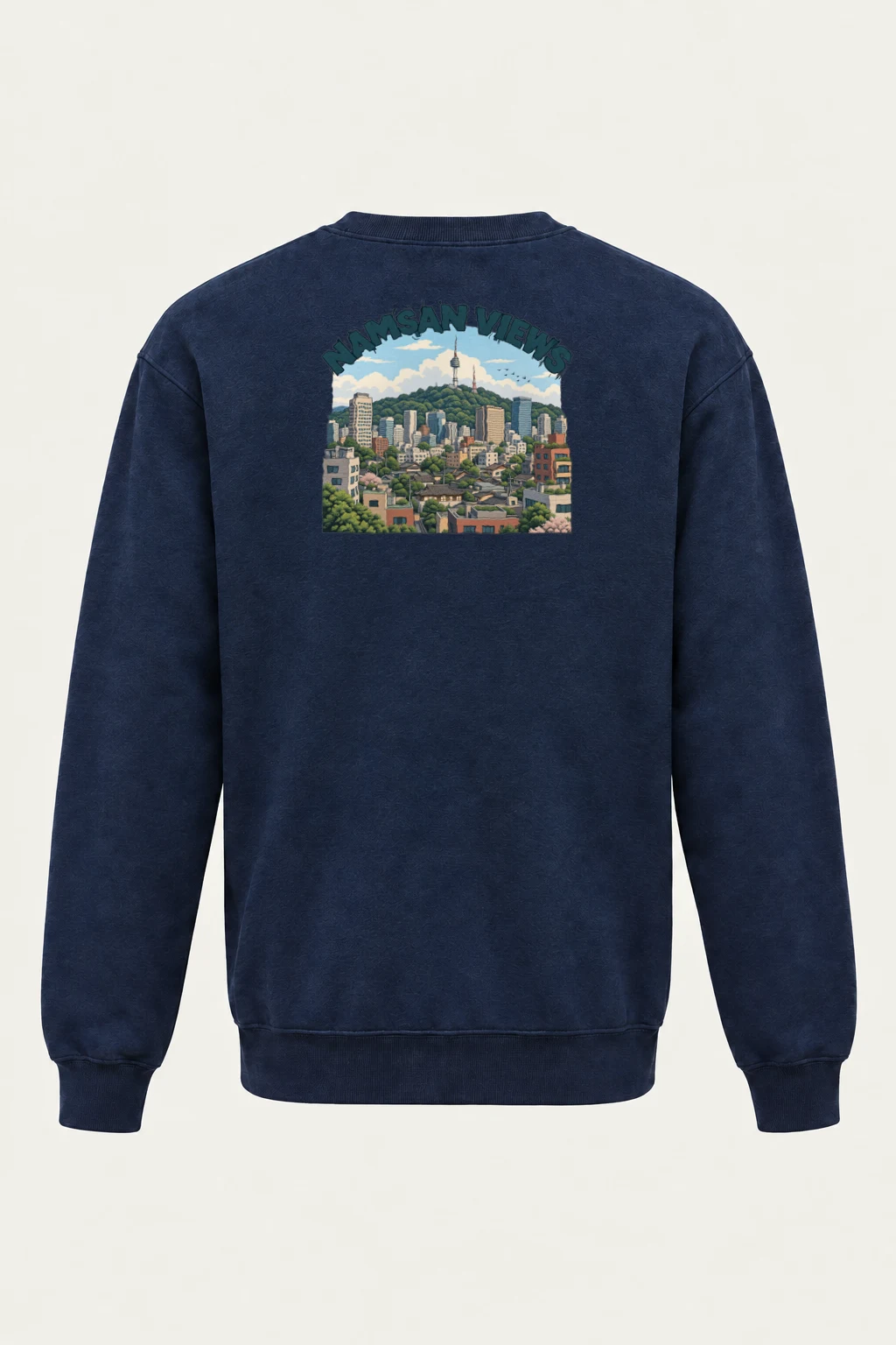 "Namsan Views" Heavy Blend Unisex Crewneck Sweatshirt | Gildan 18000