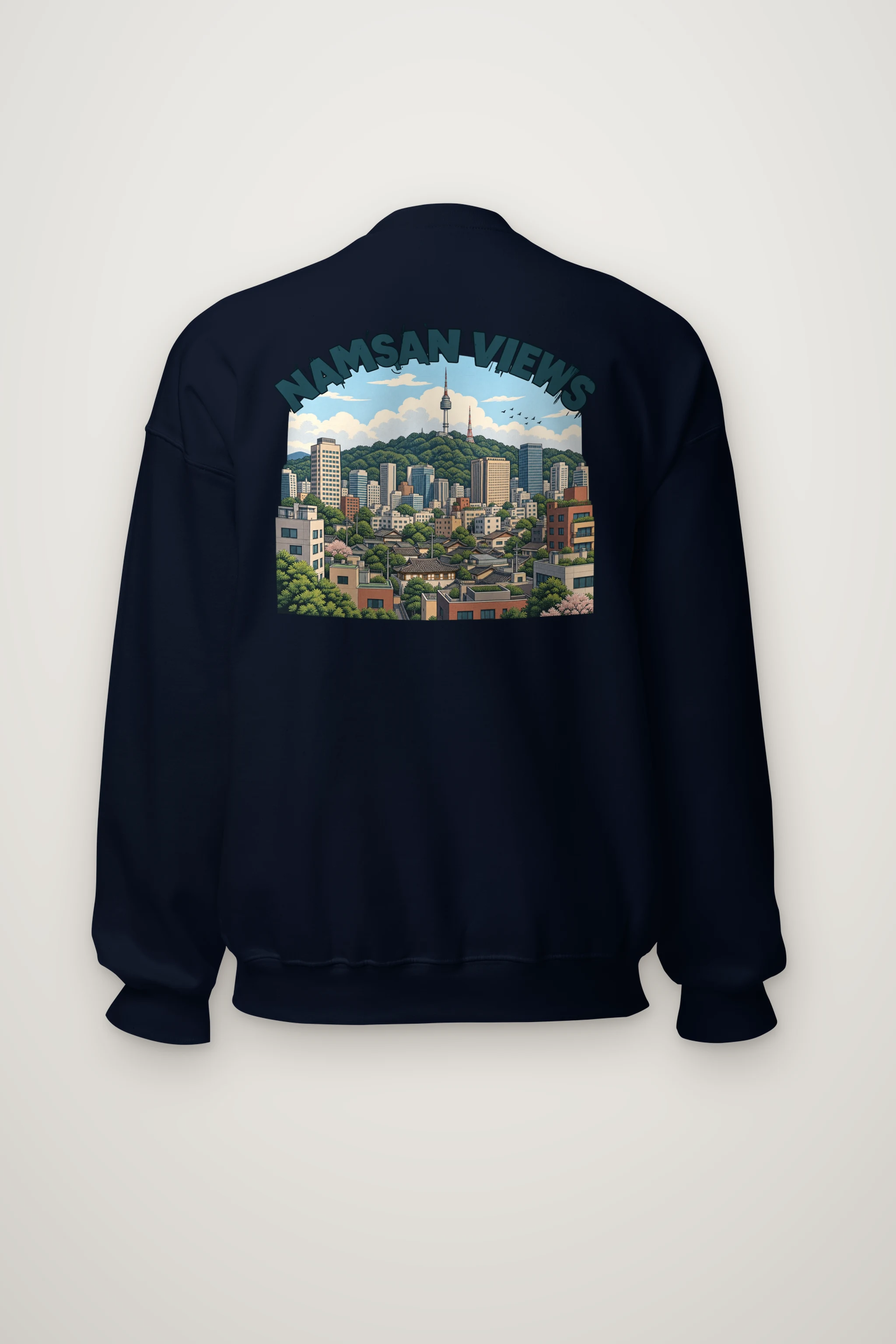 "Namsan Views" Heavy Blend Unisex Crewneck Sweatshirt