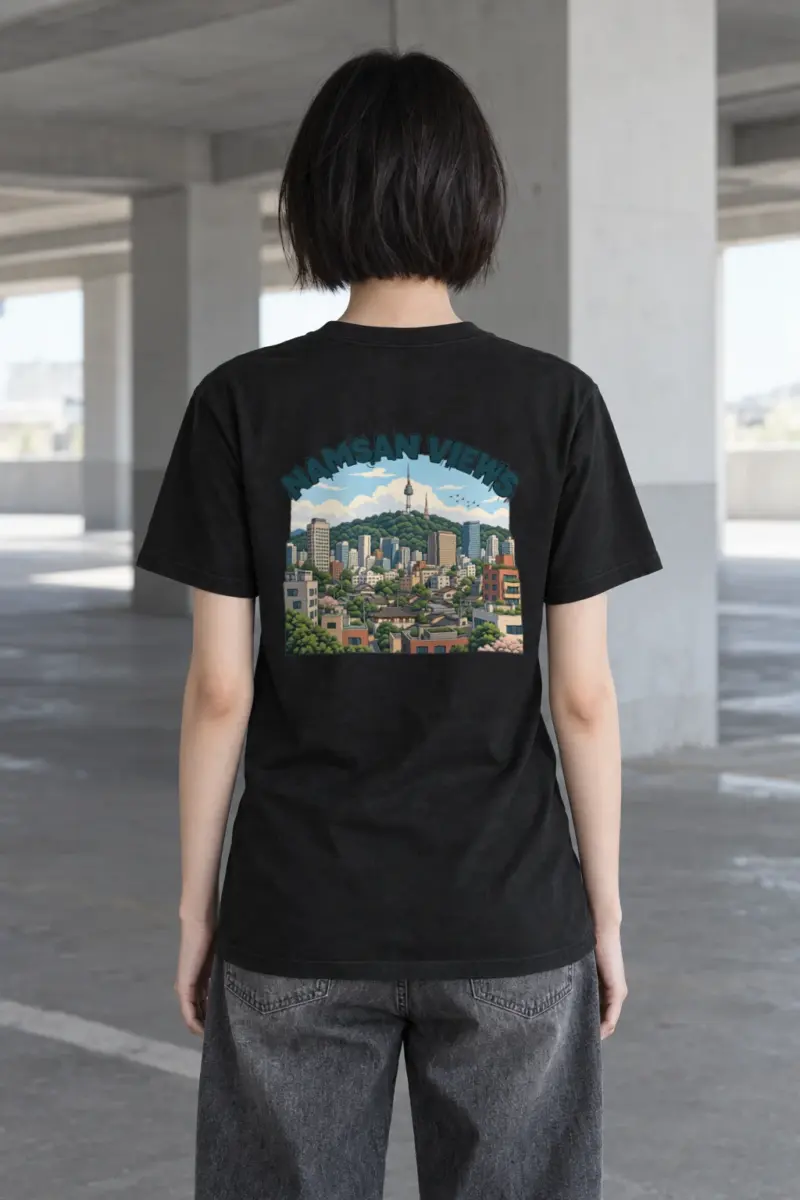 "Namsan Views" Heavyweight Unisex Crewneck T-shirt
