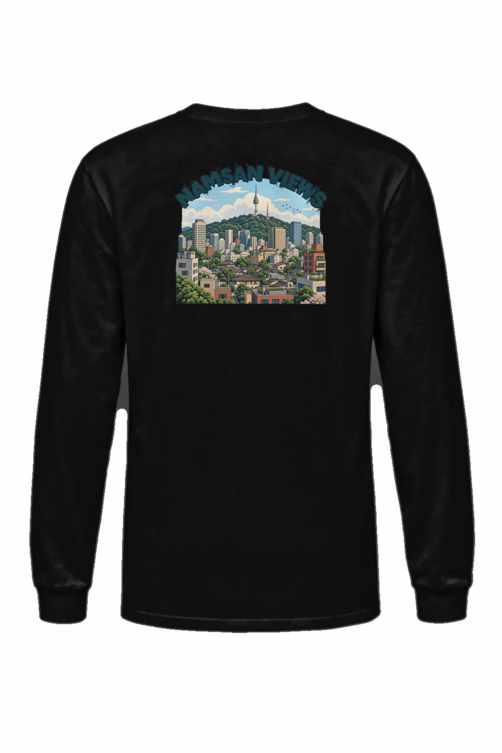 "Namsan Views" Unisex Longsleeve T-shirt | Gildan 2400