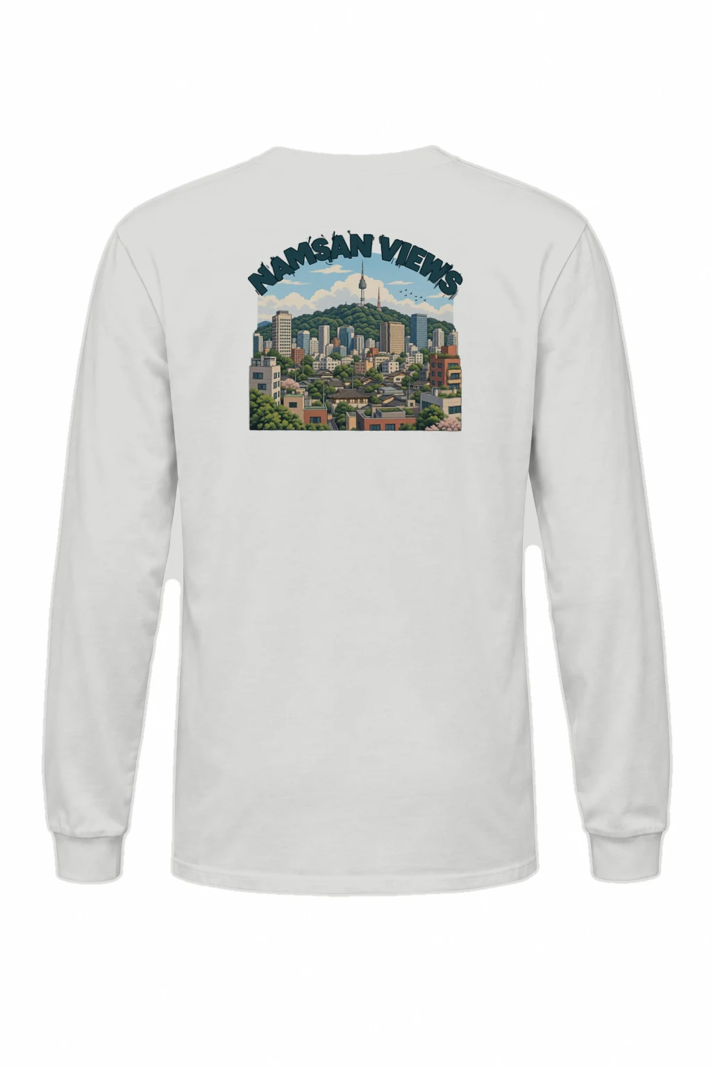 "Namsan Views" Unisex Longsleeve T-shirt | Gildan 2400