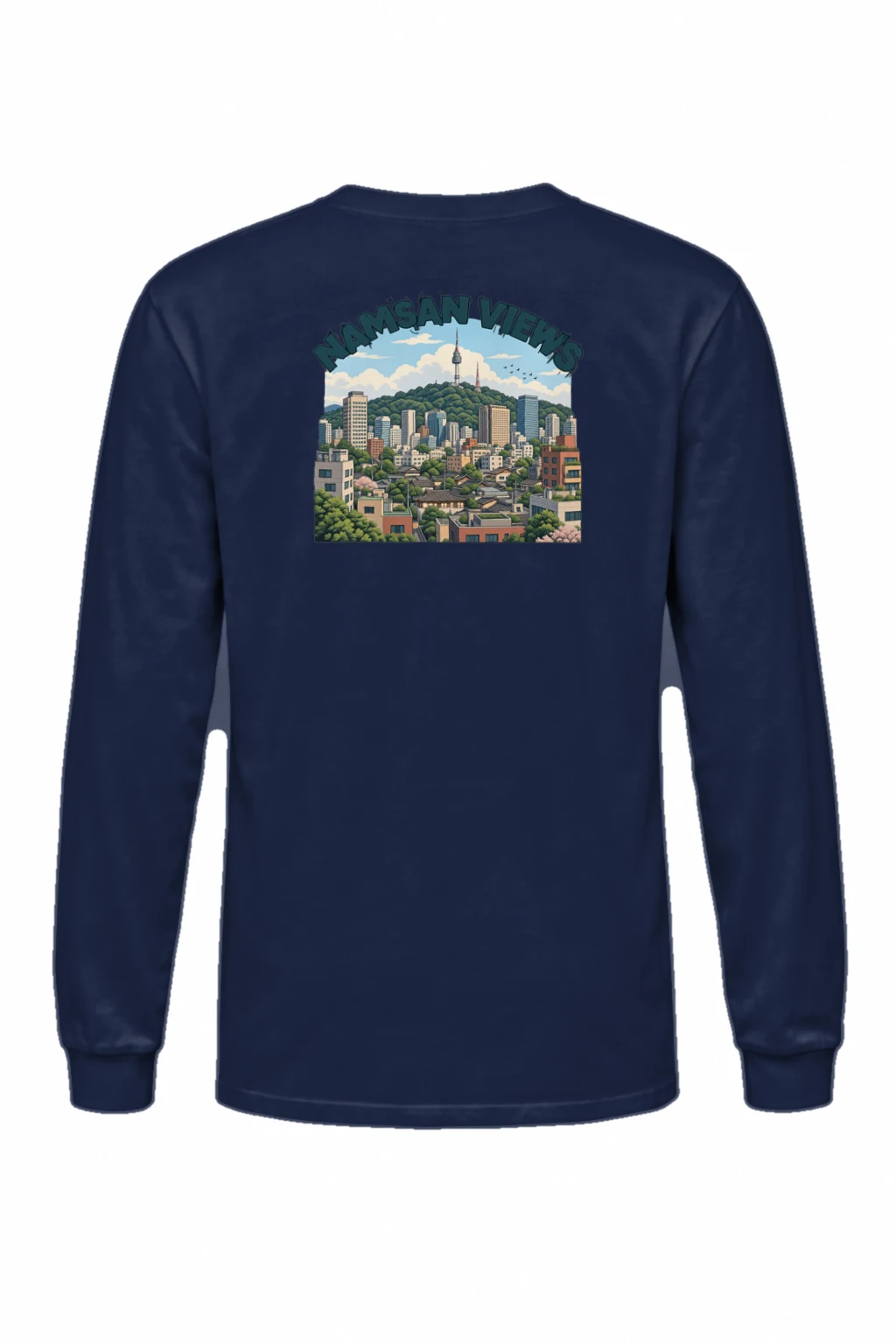 "Namsan Views" Unisex Longsleeve T-shirt | Gildan 2400