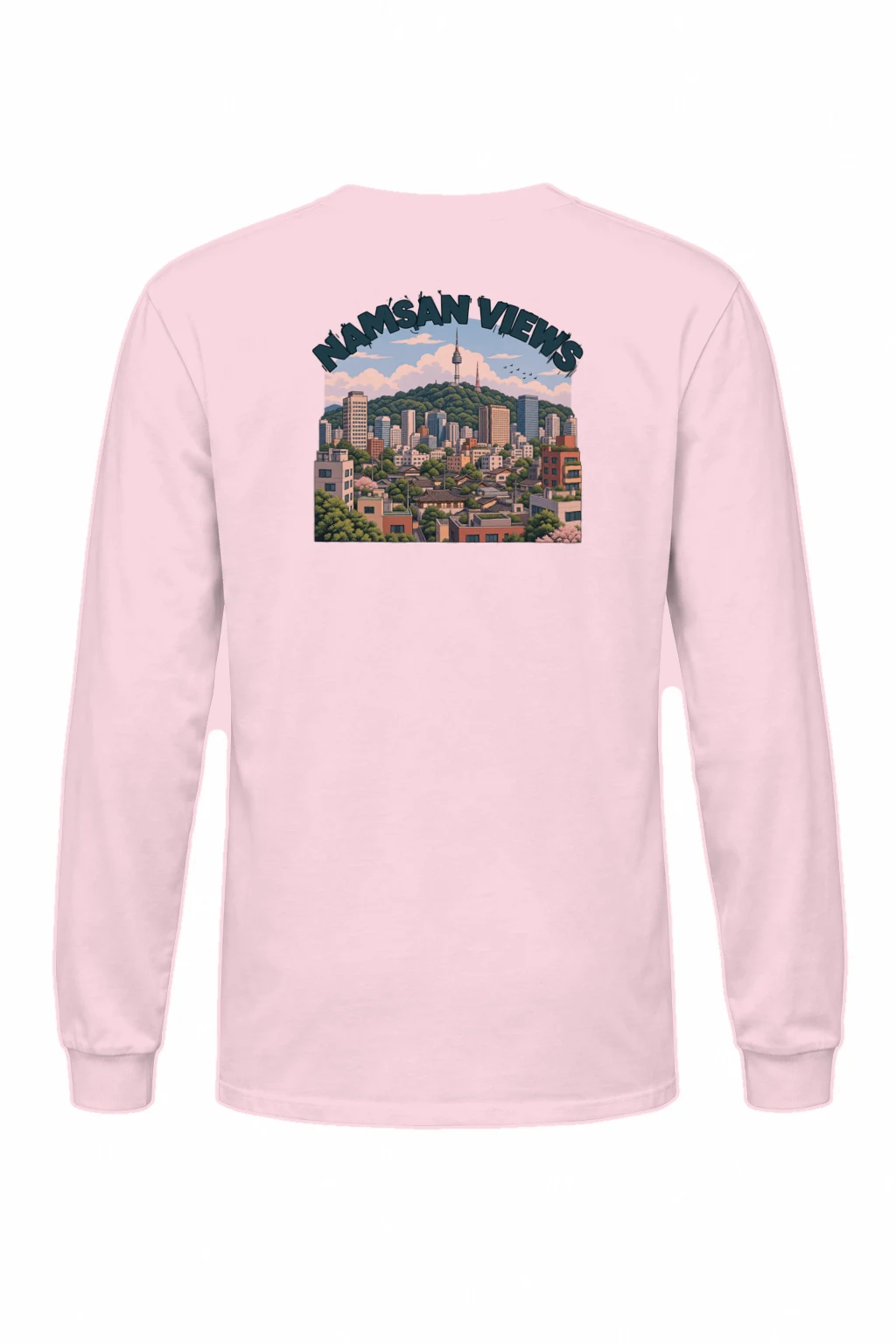 "Namsan Views" Unisex Longsleeve T-shirt | Gildan 2400