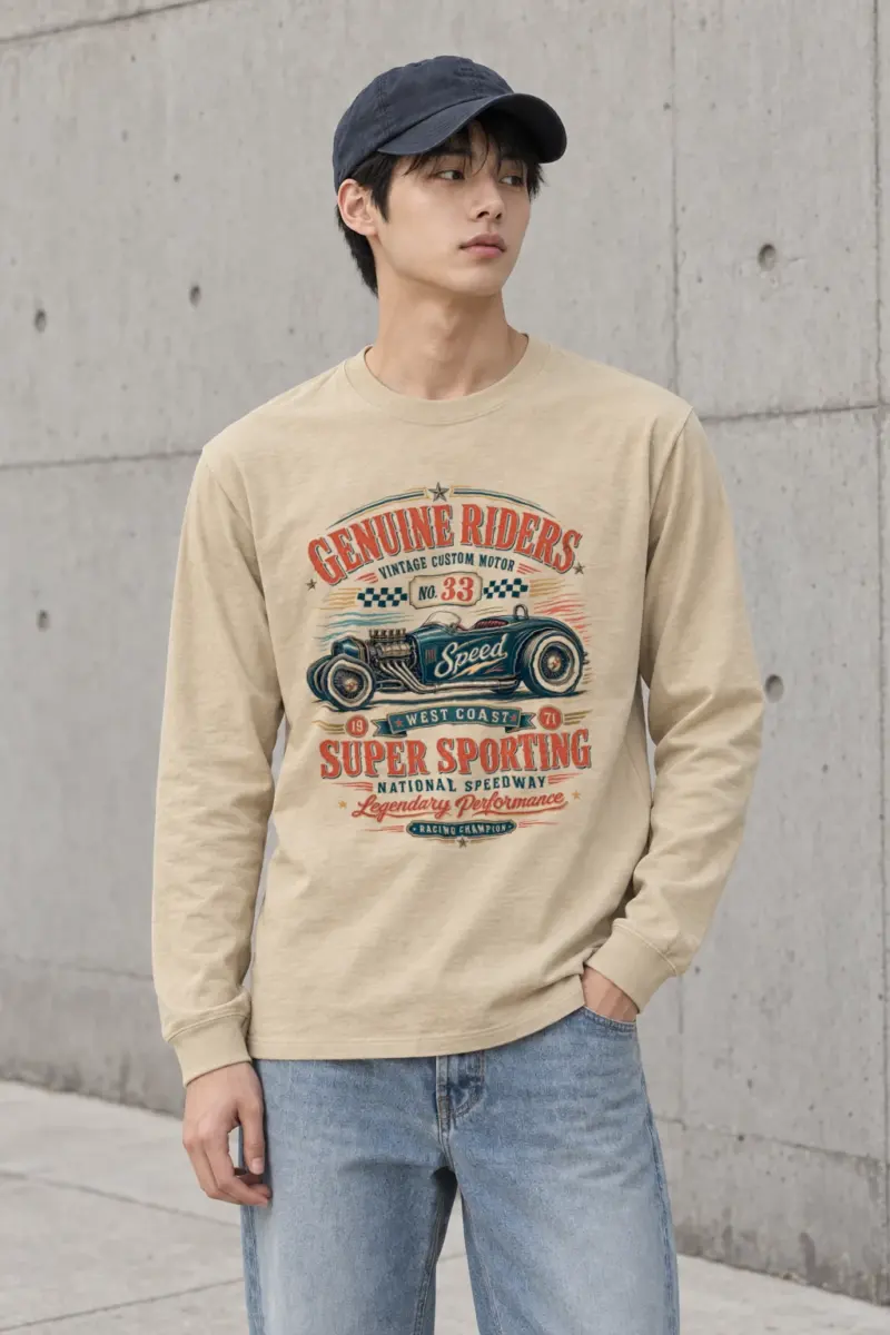 "National Speedway" Unisex Longsleeve T-shirt