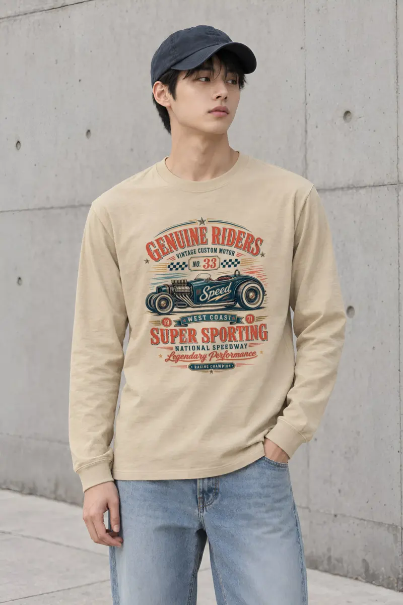 "National Speedway" Unisex Longsleeve T-shirt