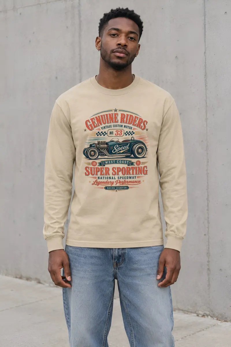 "National Speedway" Unisex Longsleeve T-shirt