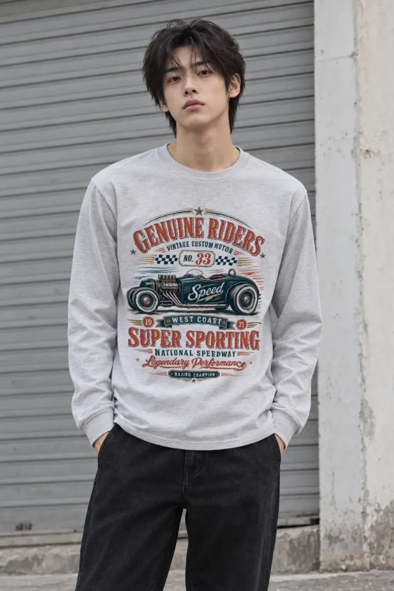 "National Speedway" Unisex Longsleeve T-shirt