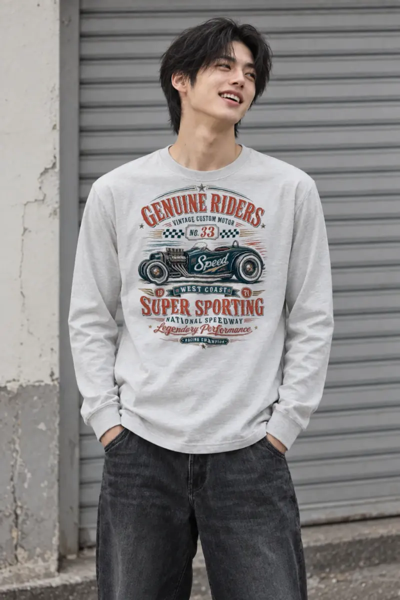"National Speedway" Unisex Longsleeve T-shirt