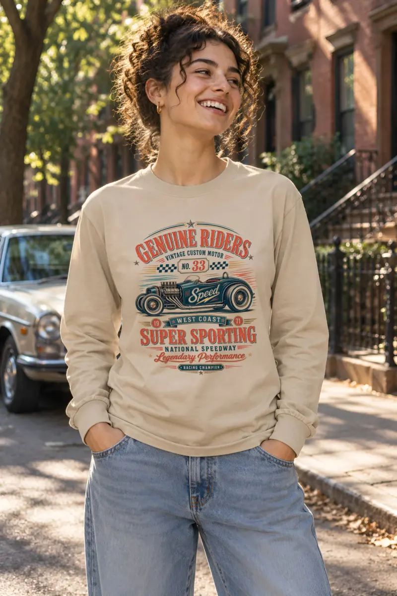 "National Speedway" Unisex Longsleeve T-shirt