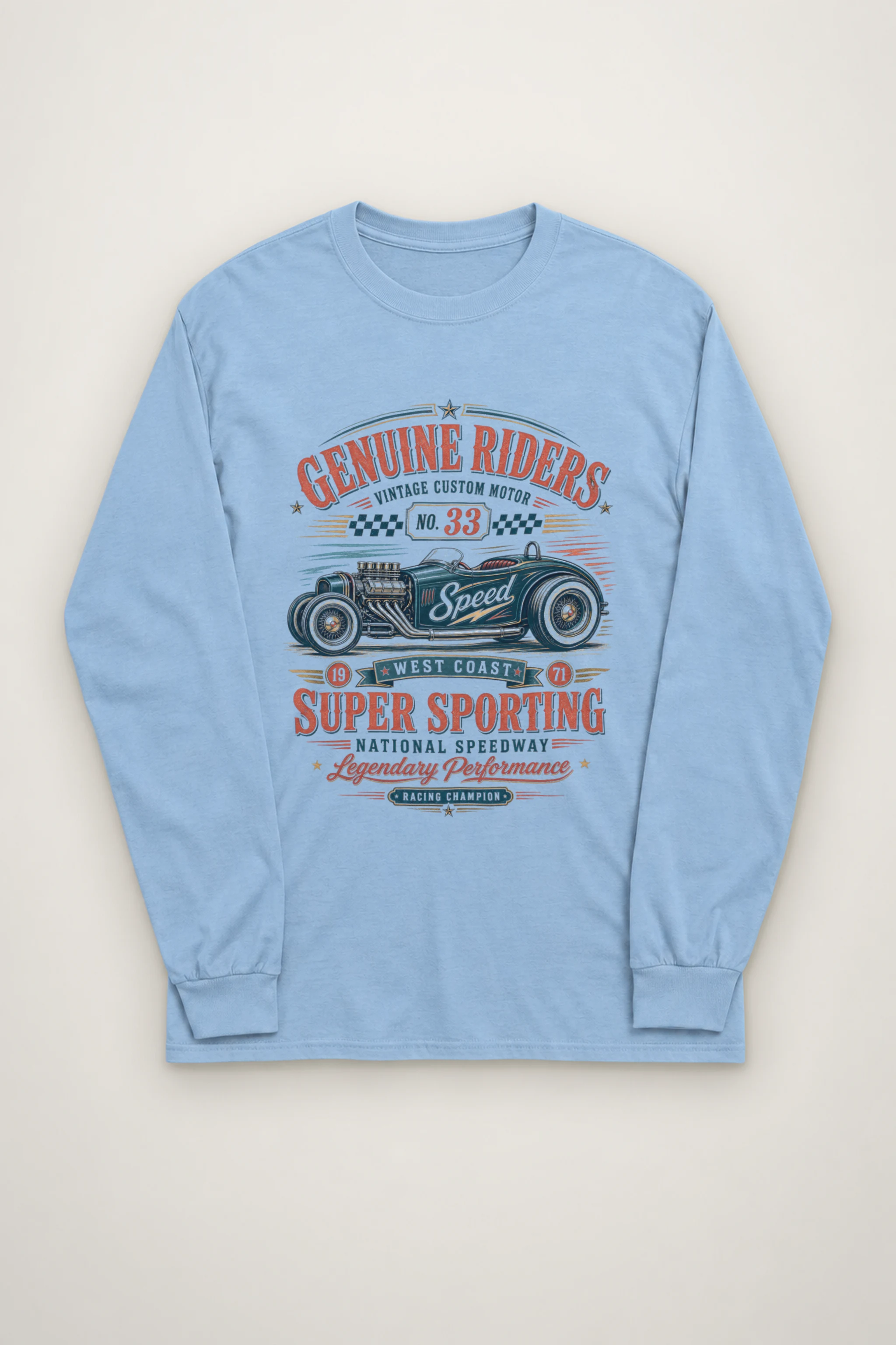 "National Speedway" Unisex Longsleeve T-shirt