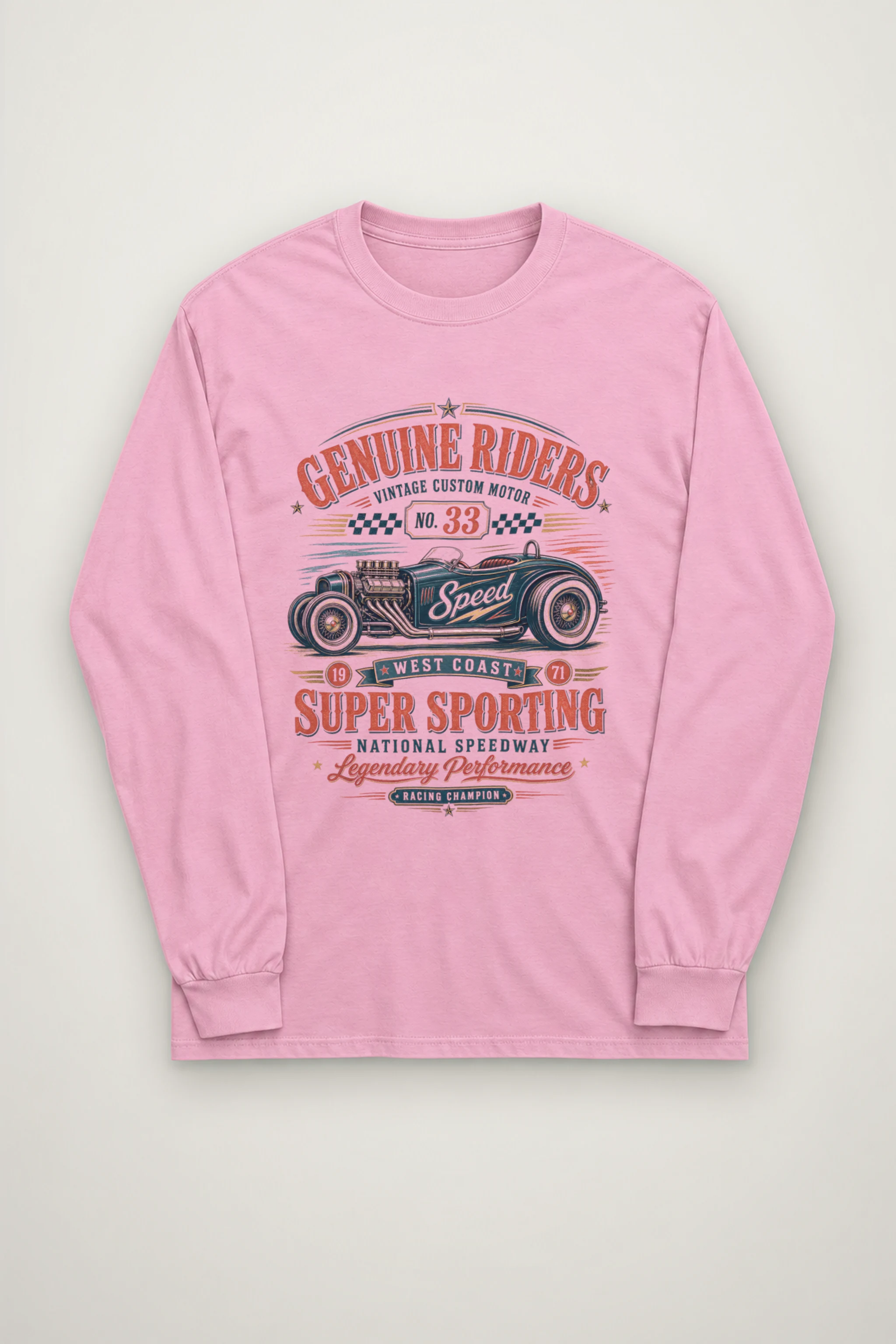 "National Speedway" Unisex Longsleeve T-shirt