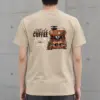 "Natural Coffee" Heavyweight Unisex Crewneck T-shirt