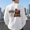 "Natural Coffee" Unisex Longsleeve T-shirt | Gildan 2400