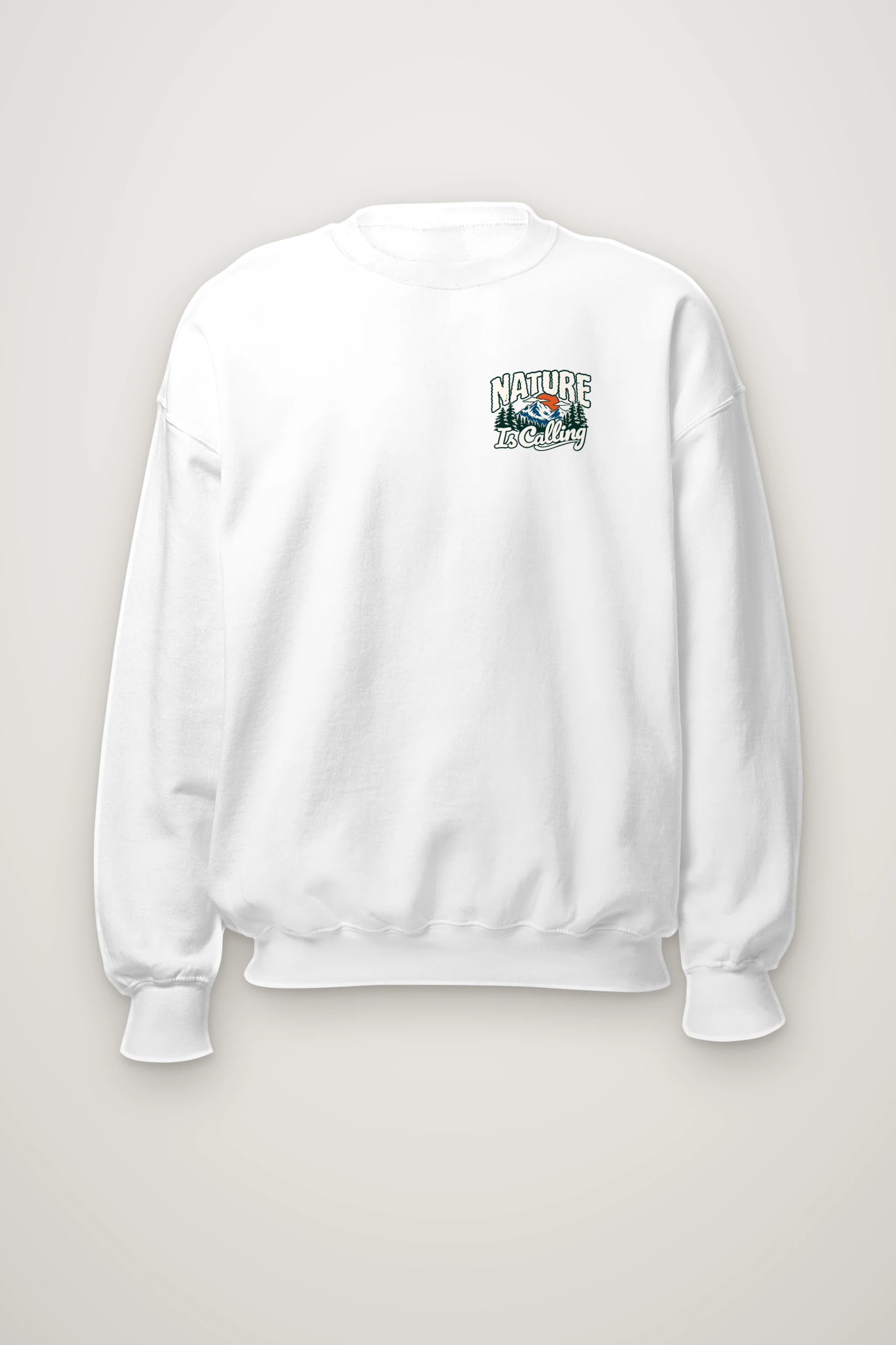 "Nature Is Calling" Heavy Blend Unisex Crewneck Sweatshirt