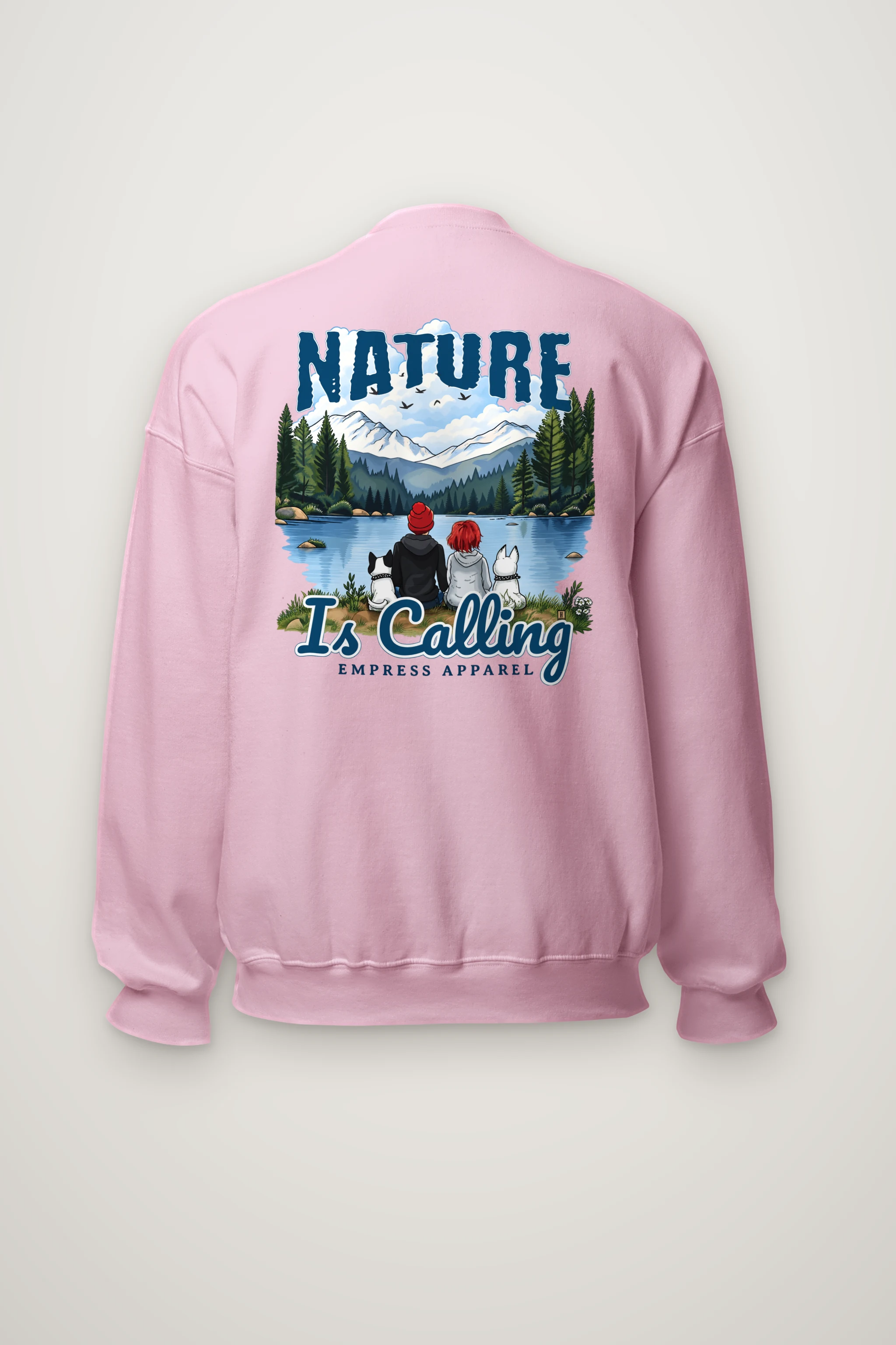 "Nature Is Calling" Heavy Blend Unisex Crewneck Sweatshirt