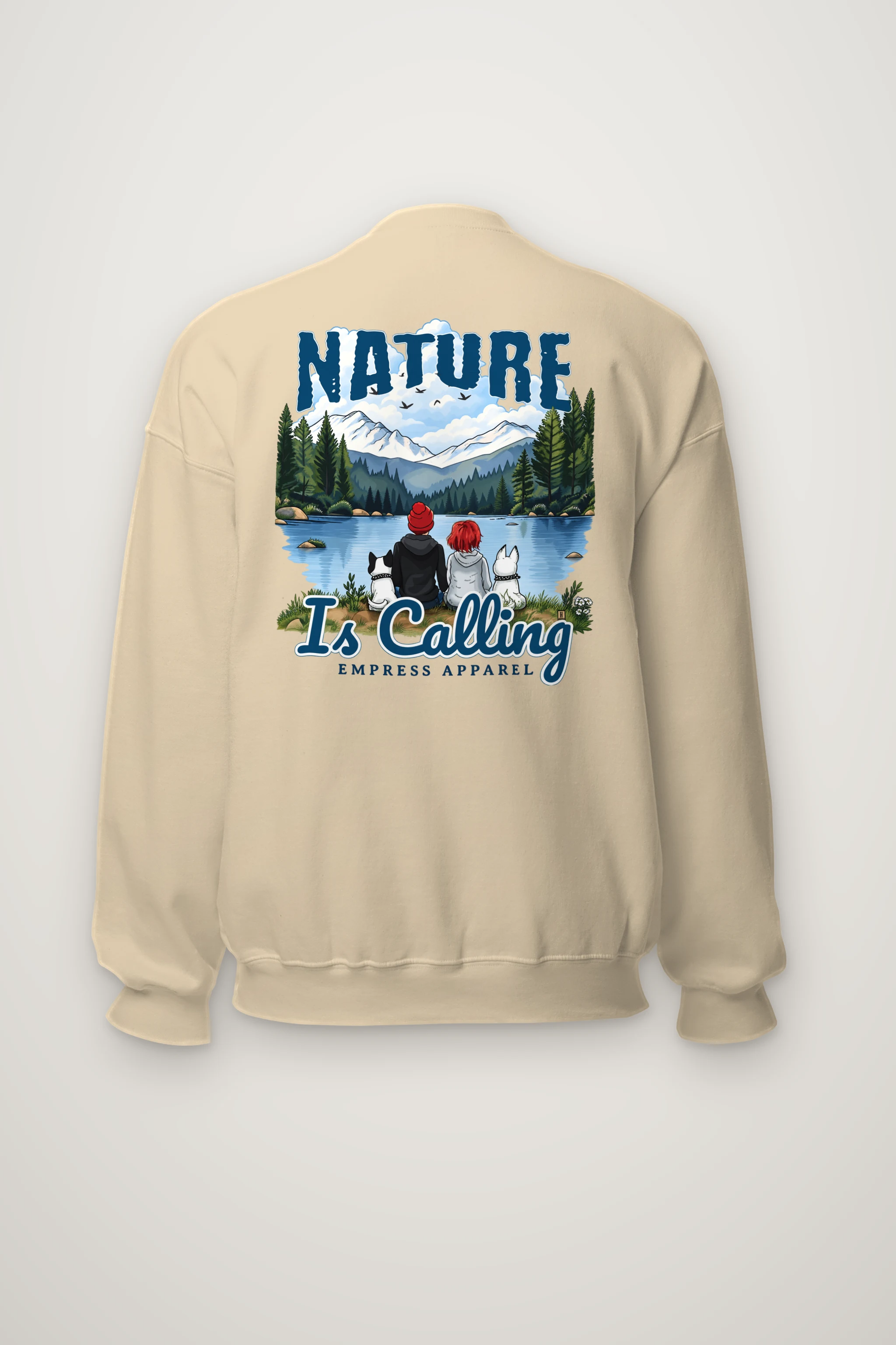 "Nature Is Calling" Heavy Blend Unisex Crewneck Sweatshirt