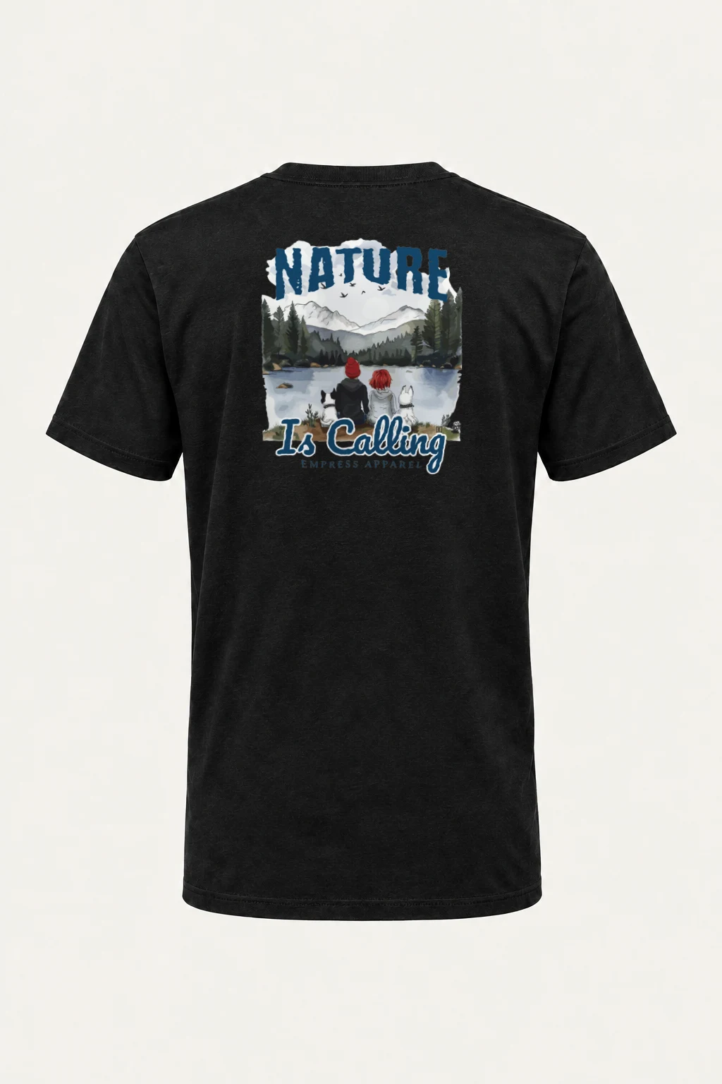 "Nature Is Calling" Heavyweight Unisex Crewneck T-shirt | Gildan 5000