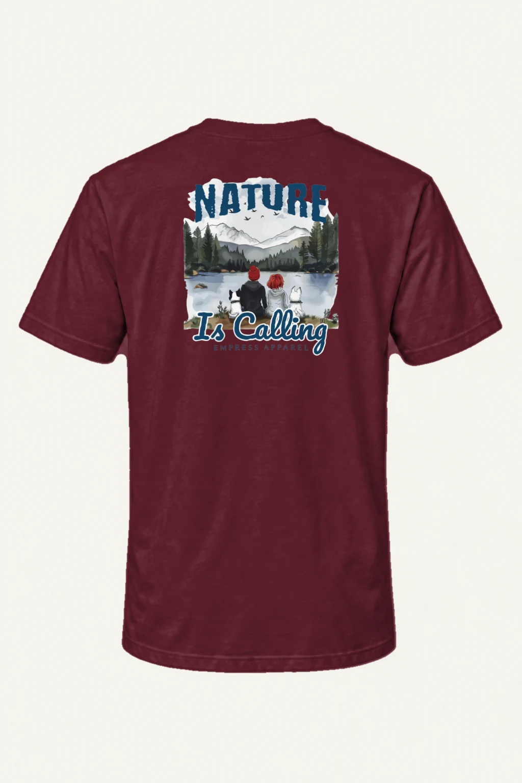 "Nature Is Calling" Heavyweight Unisex Crewneck T-shirt | Gildan 5000