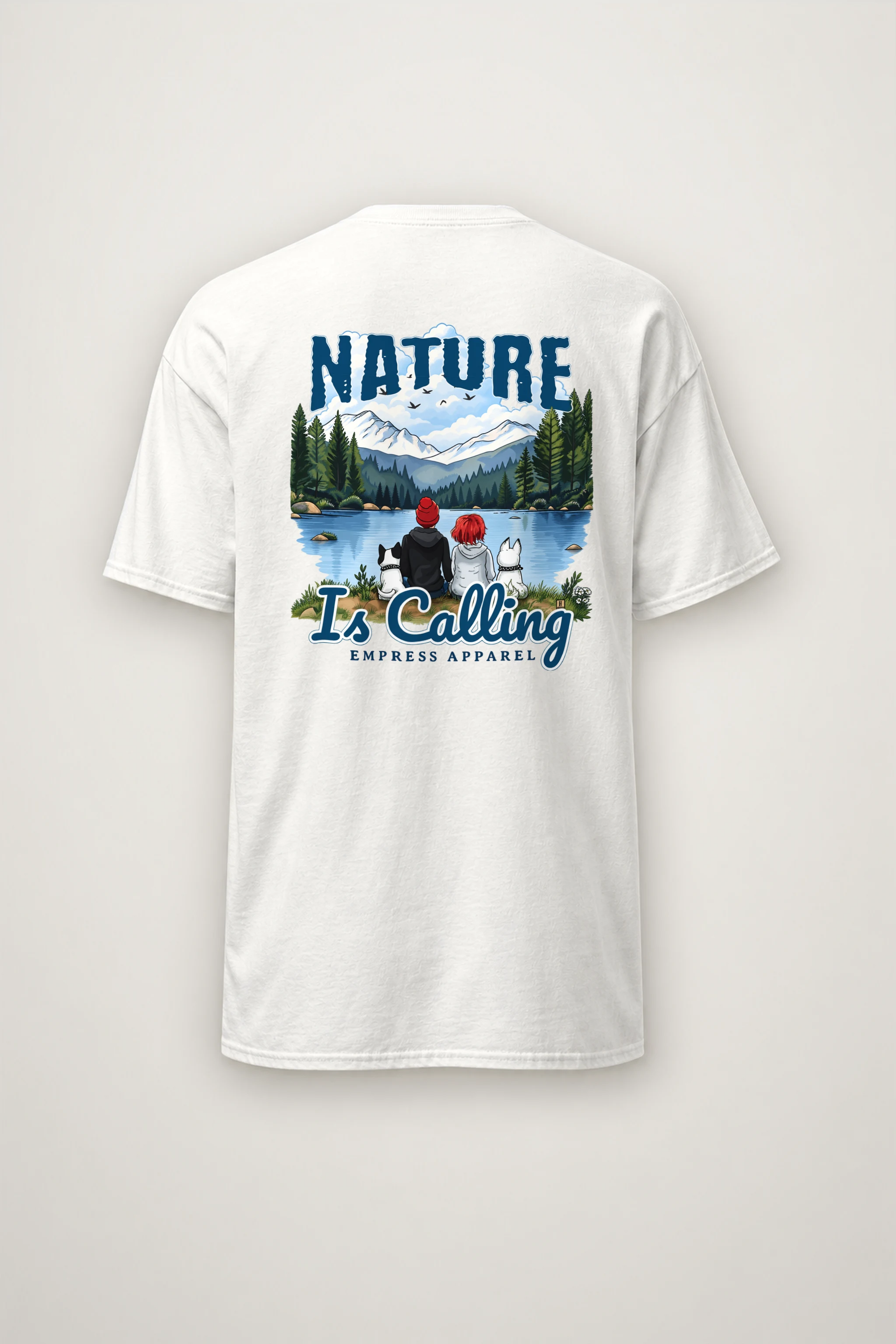 "Nature Is Calling" Heavyweight Unisex Crewneck T-shirt
