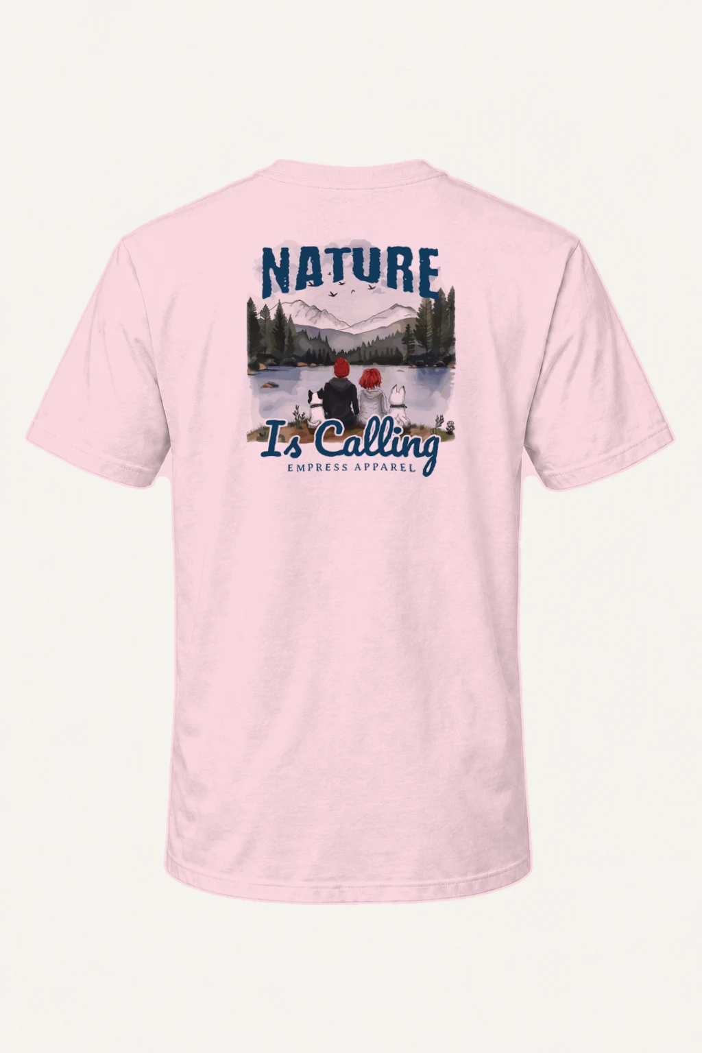 "Nature Is Calling" Heavyweight Unisex Crewneck T-shirt | Gildan 5000