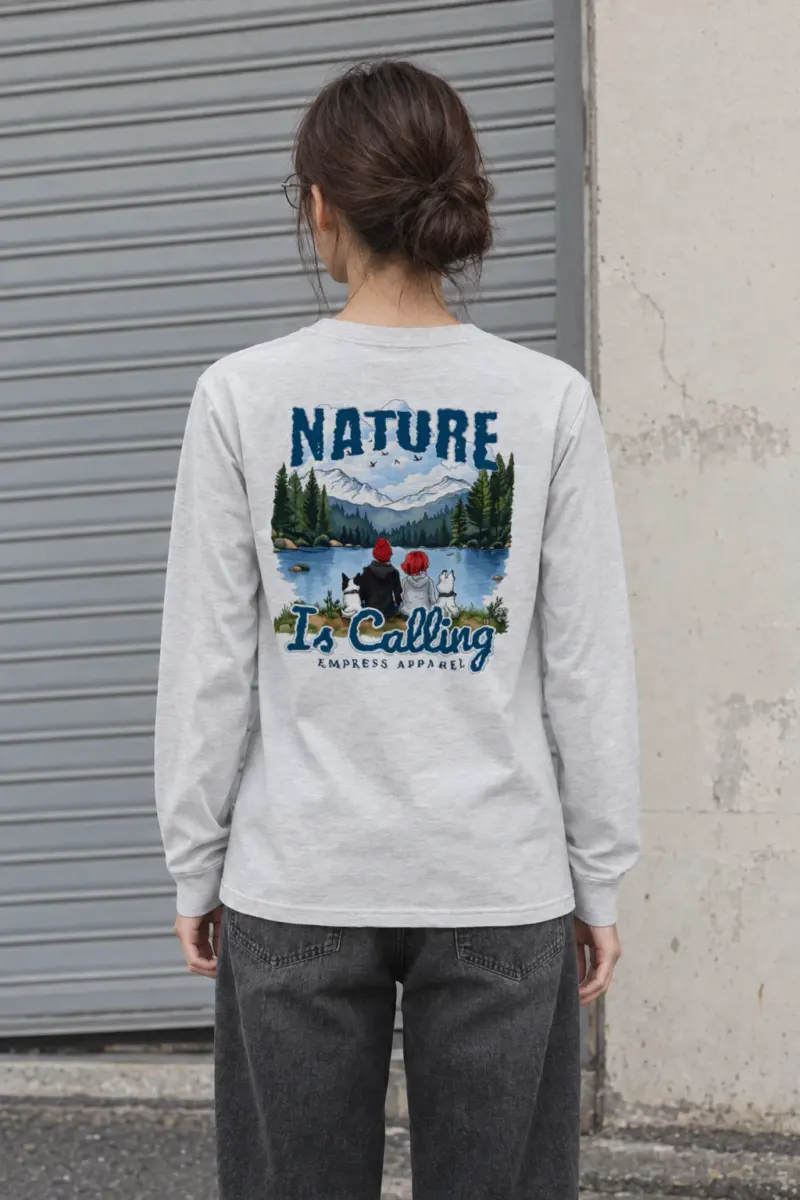 "Nature Is Calling" Unisex Longsleeve T-shirt