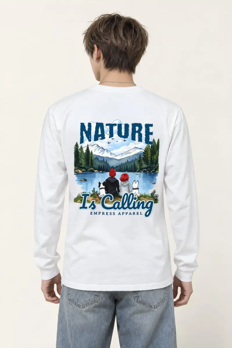 "Nature Is Calling" Unisex Longsleeve T-shirt