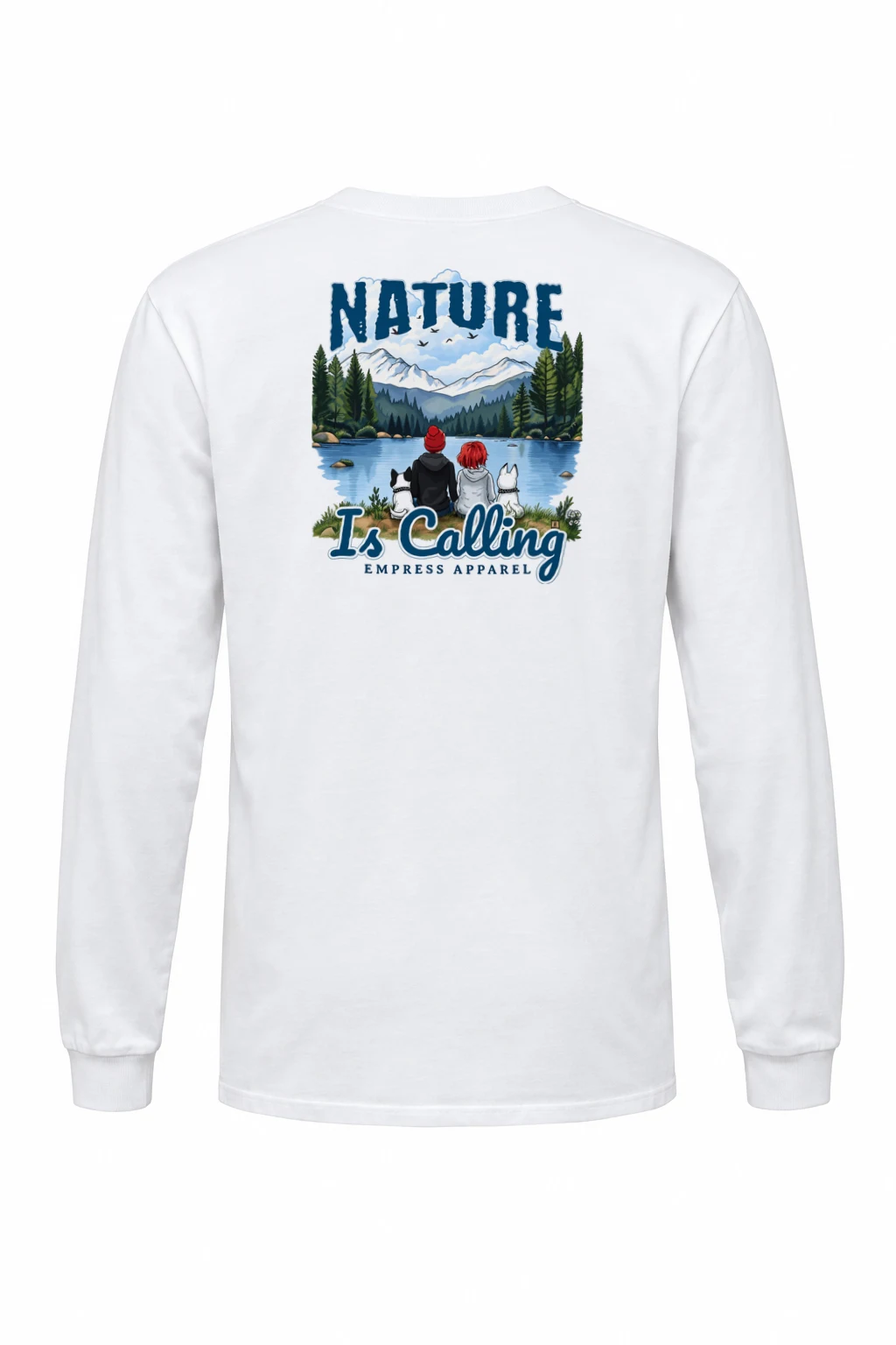 "Nature Is Calling" Unisex Longsleeve T-shirt | Gildan 2400